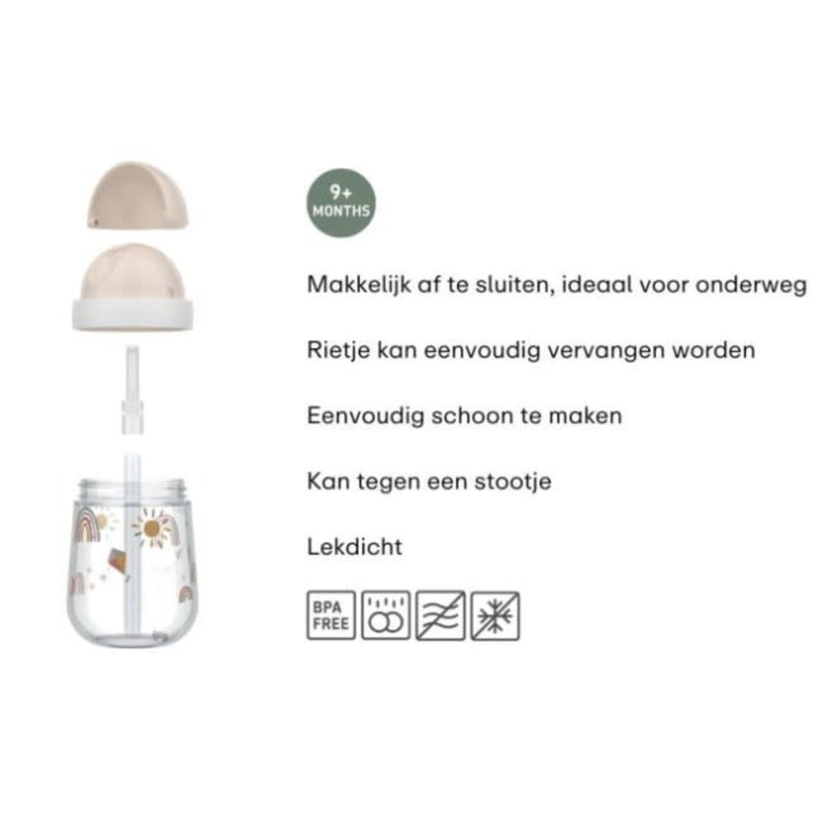 Mepal Mepal - Rietjesbeker mio 300 ml - Fairy Garden