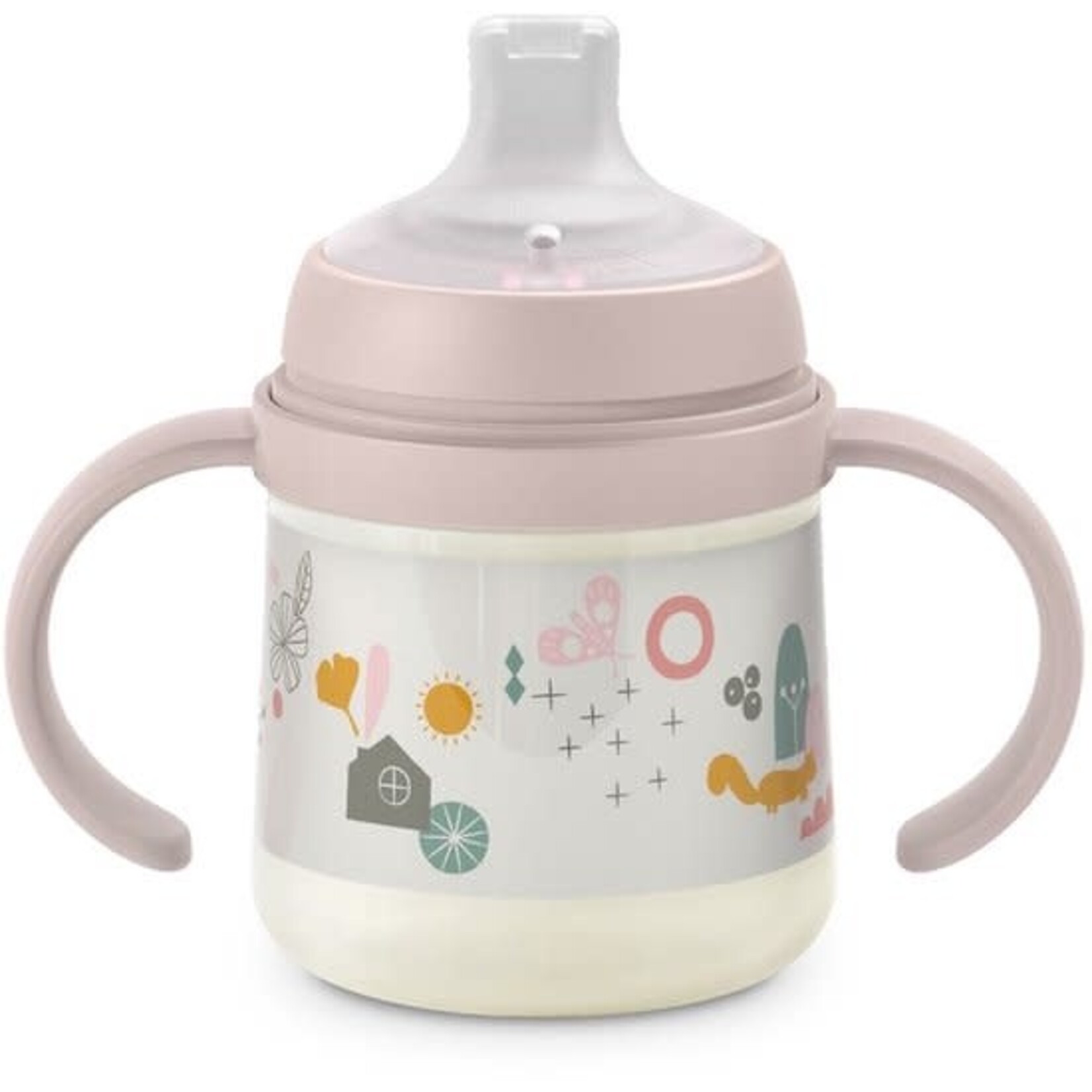 Suavinex Suavinex - A Walk In The Park - Eerste Fles Met Handvatten +6M 150Ml - Beige (zachte tuit)