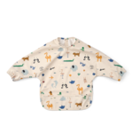 Liewood Liewood - Merle Printed Cape Bib Around the world / Sandy