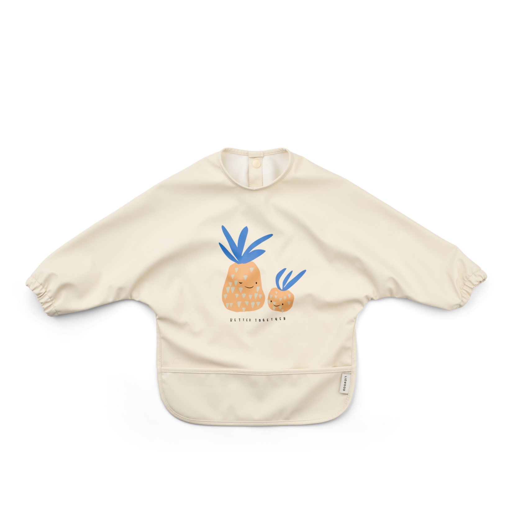 Liewood Liewood - Merle Printed Cape Bib Pineapple / Sandy