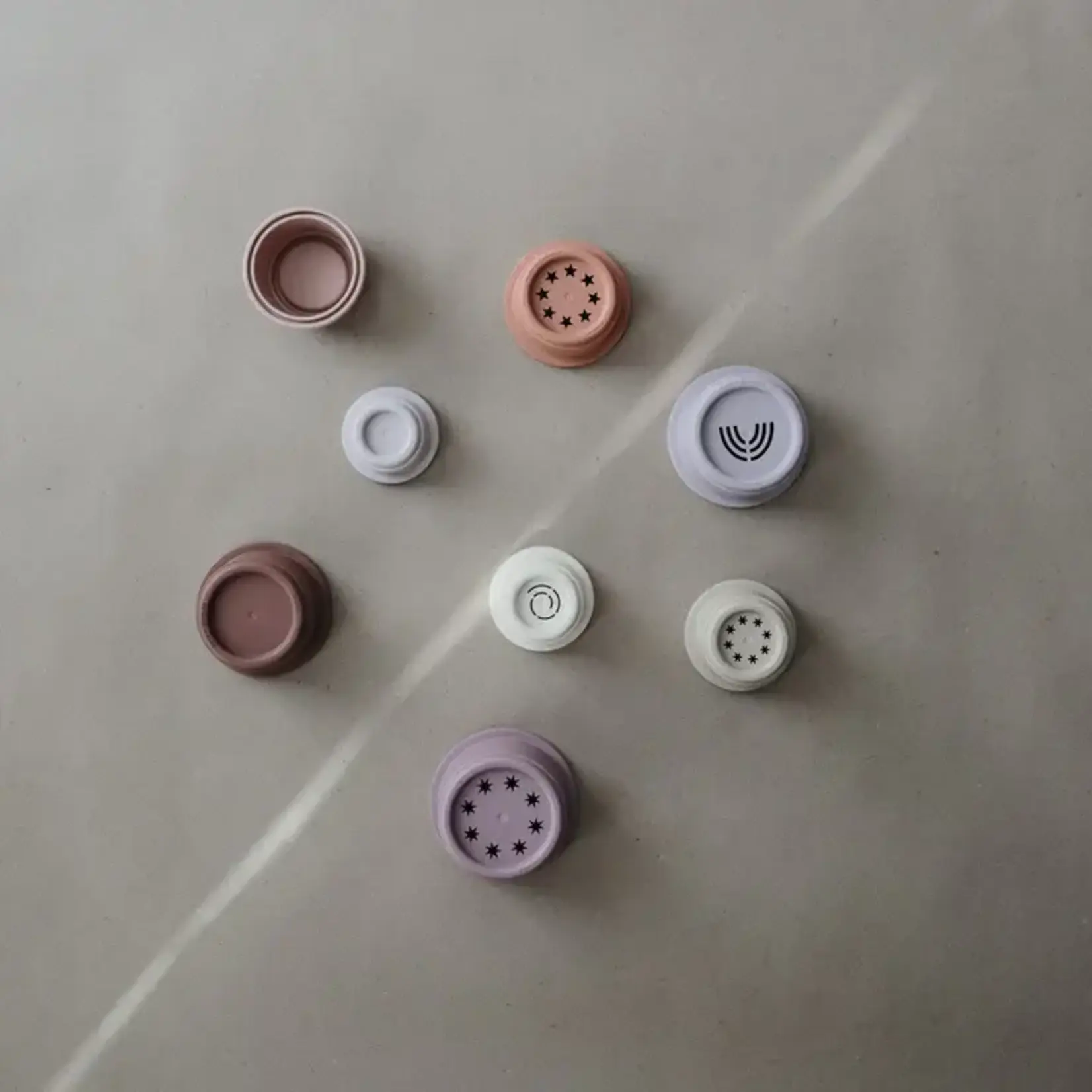 Mushie Mushie - Stacking Cup -  Petal