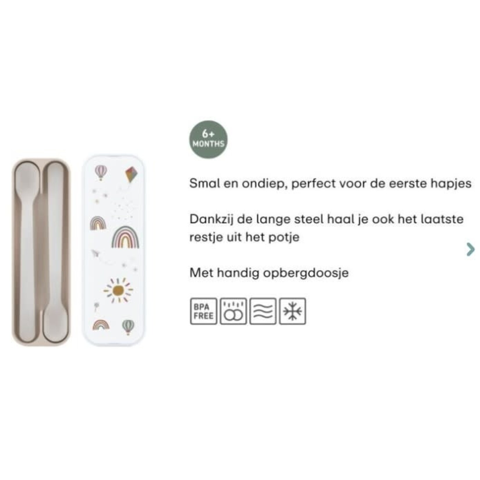 Mepal Mepal - Set babylepel Mepal Mio 2 stuks - Fairy Garden