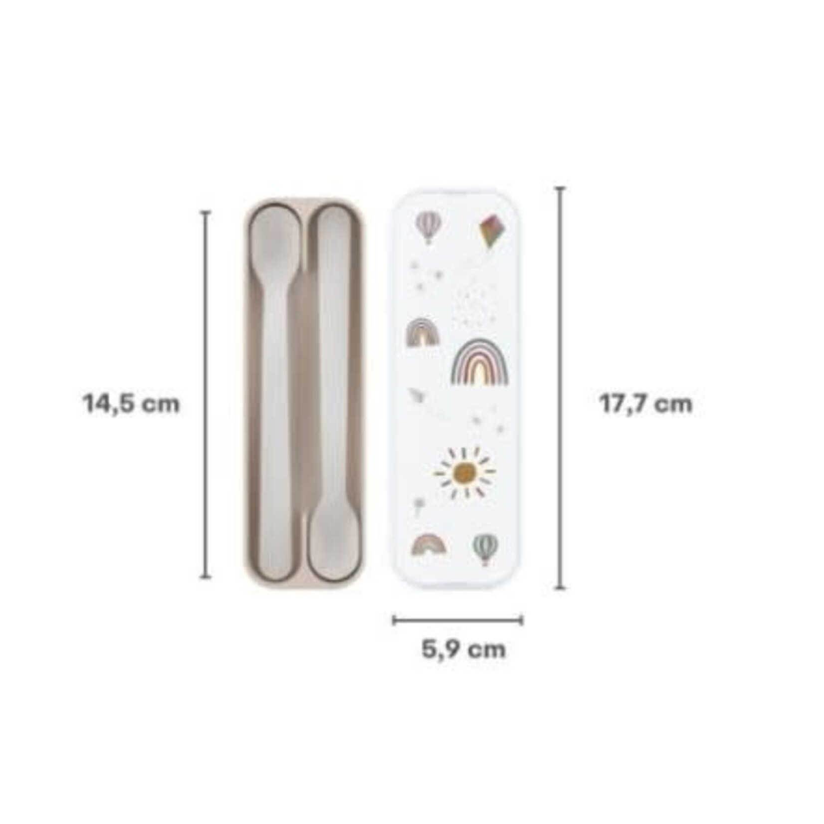 Mepal Mepal - Set babylepel Mepal Mio 2 stuks - Forest Friends