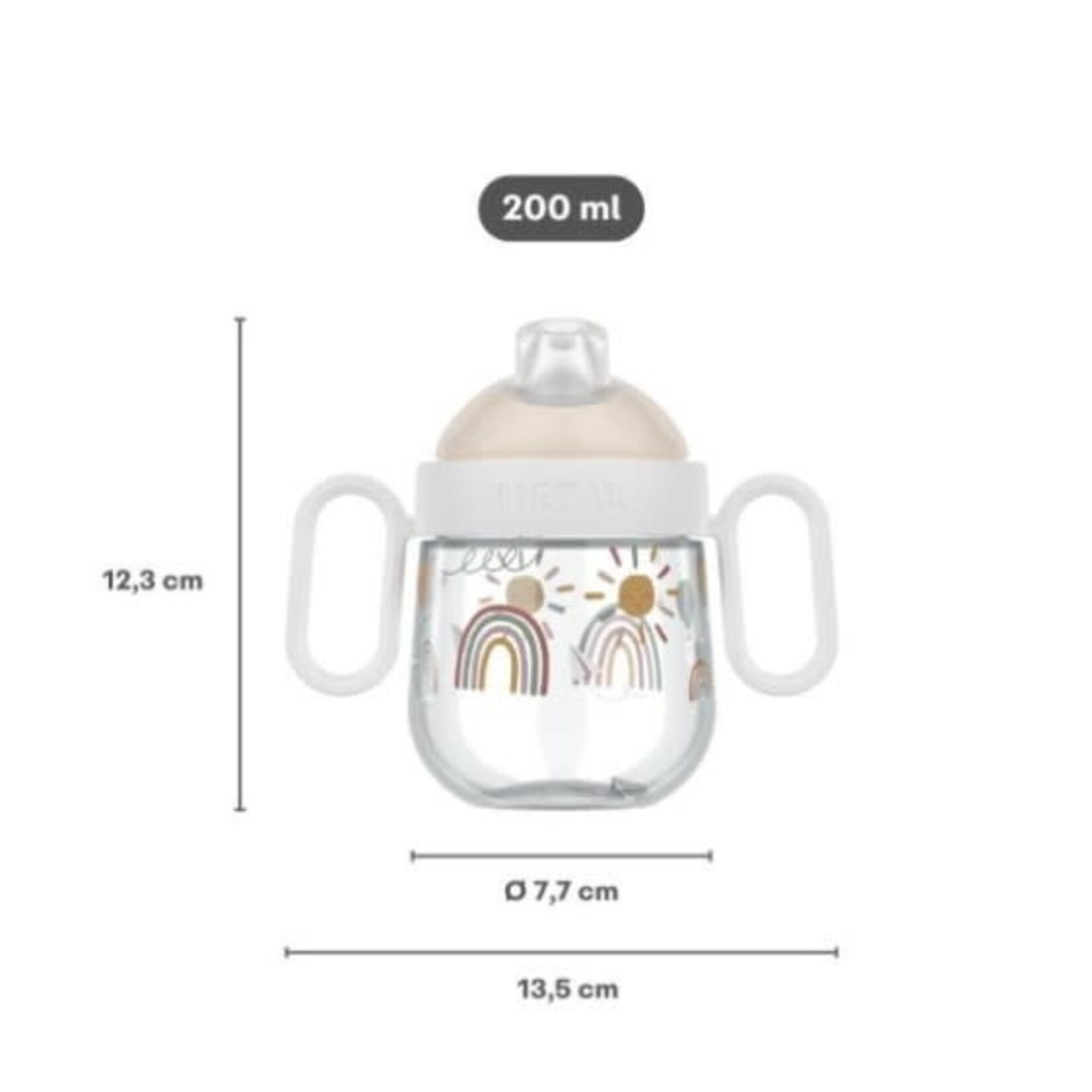 Mepal Mepal - Antilek tuitbeker Mepal Mio 200 ml - Forest Friends