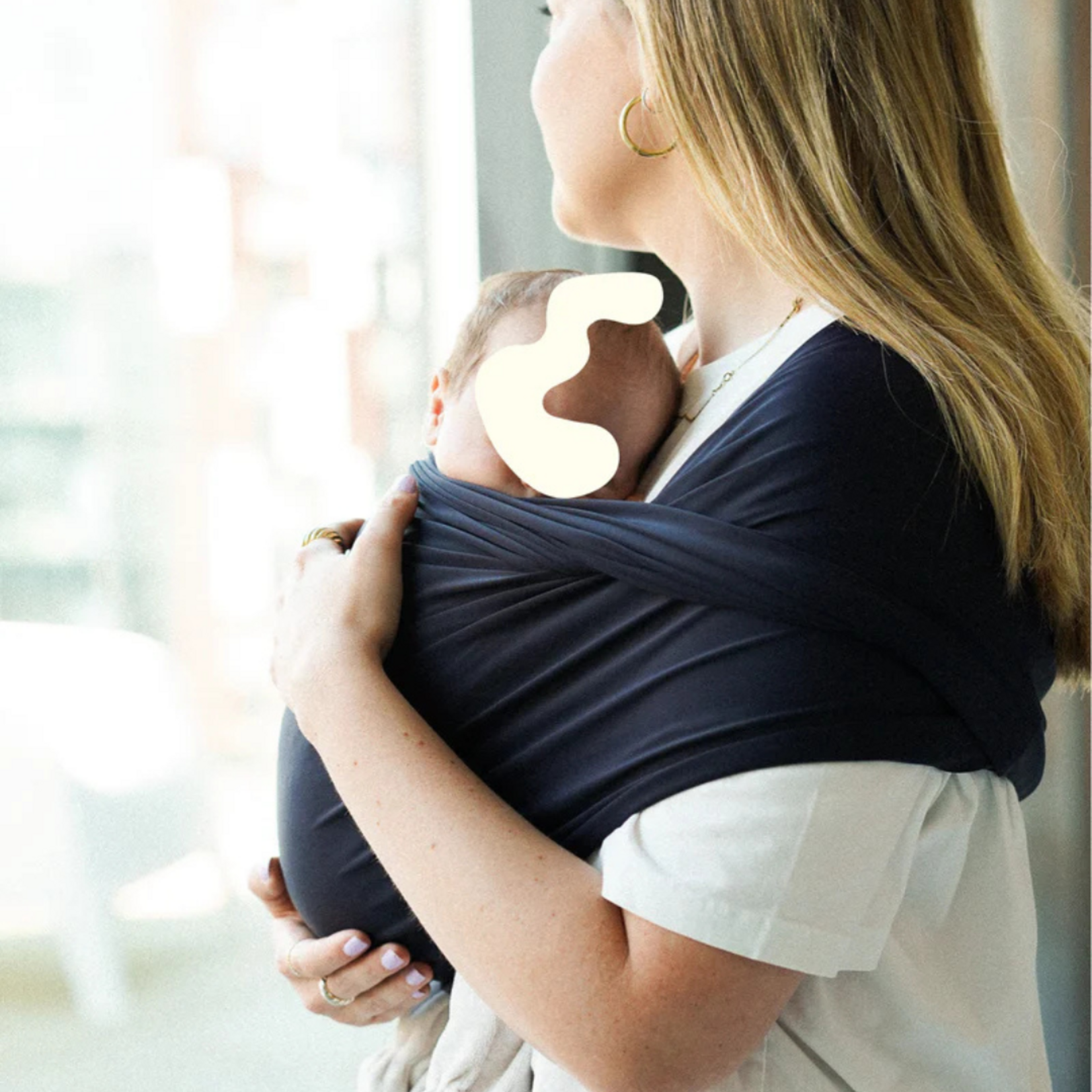 Monkose Baby Carriers Monkose - Bisou sling Mistral - M