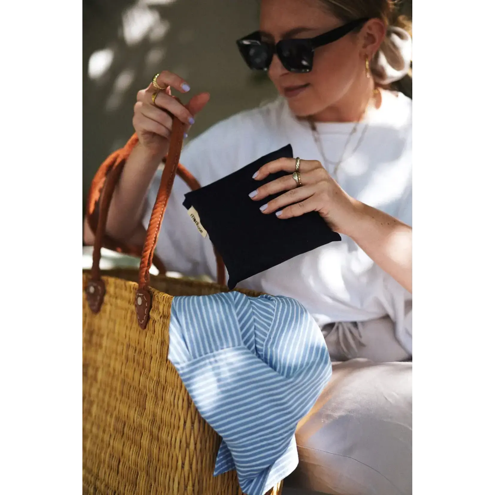 Monkose Baby Carriers Monkose - Bisou sling Mistral - M