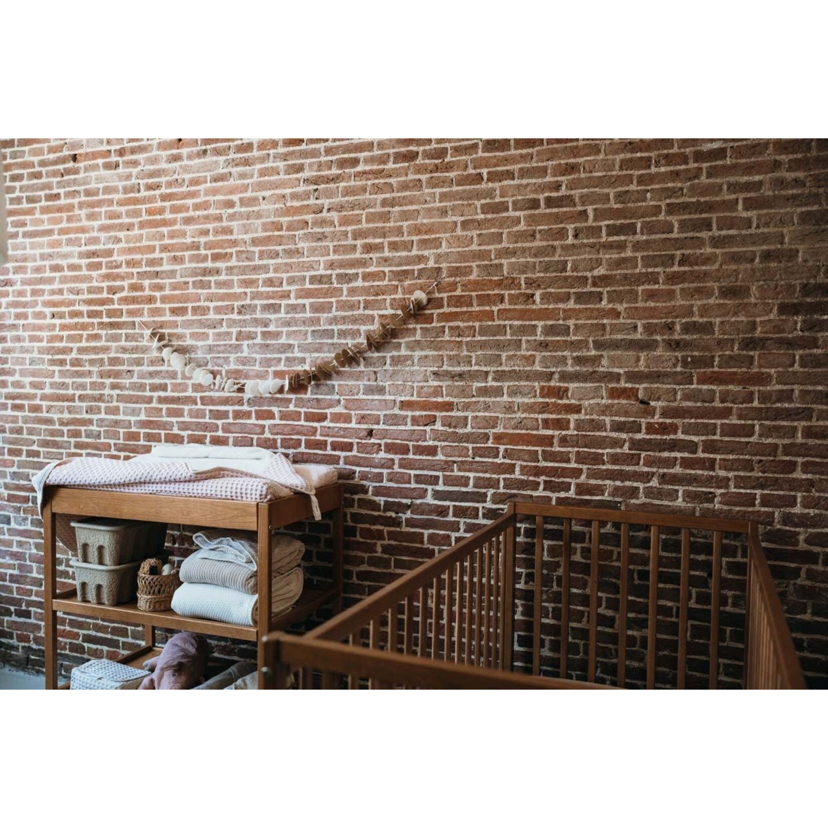 Koeka Koeka - Aankleedkussenhoes wafel Amsterdam 45x73 - Cotton Candy