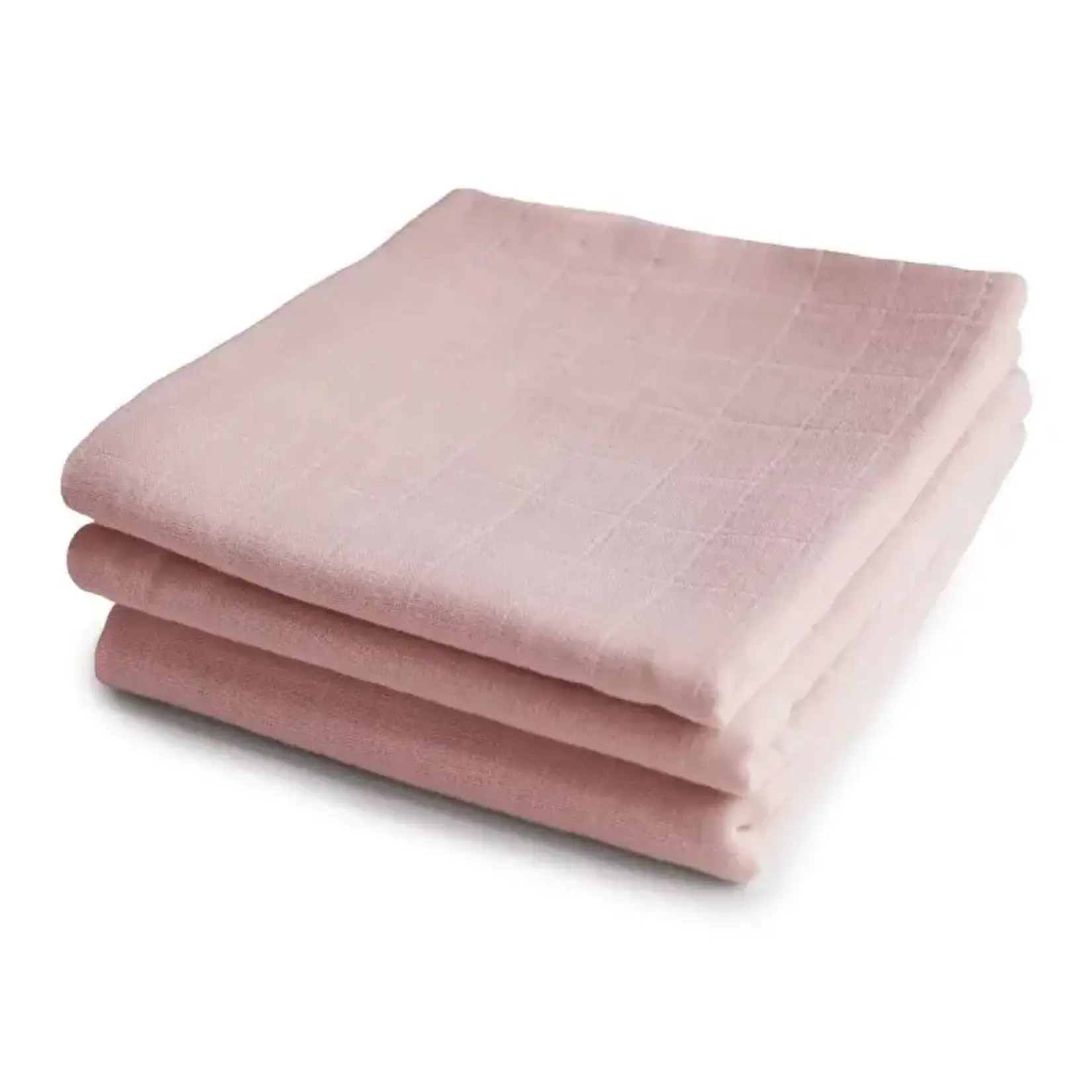 Mushie Mushie - Muslin Cloth 3-Pack -  Blush