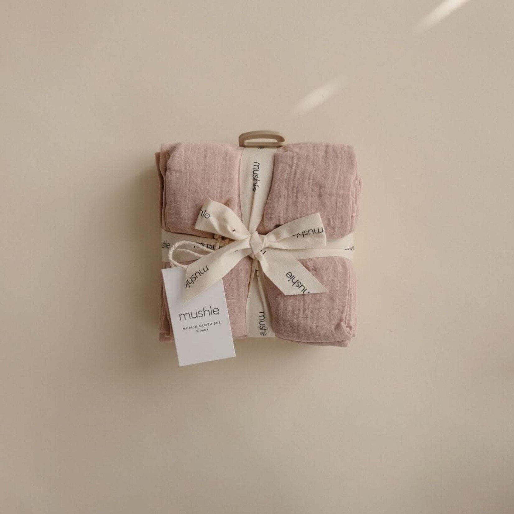 Mushie Mushie - Muslin Cloth 3-Pack -  Blush