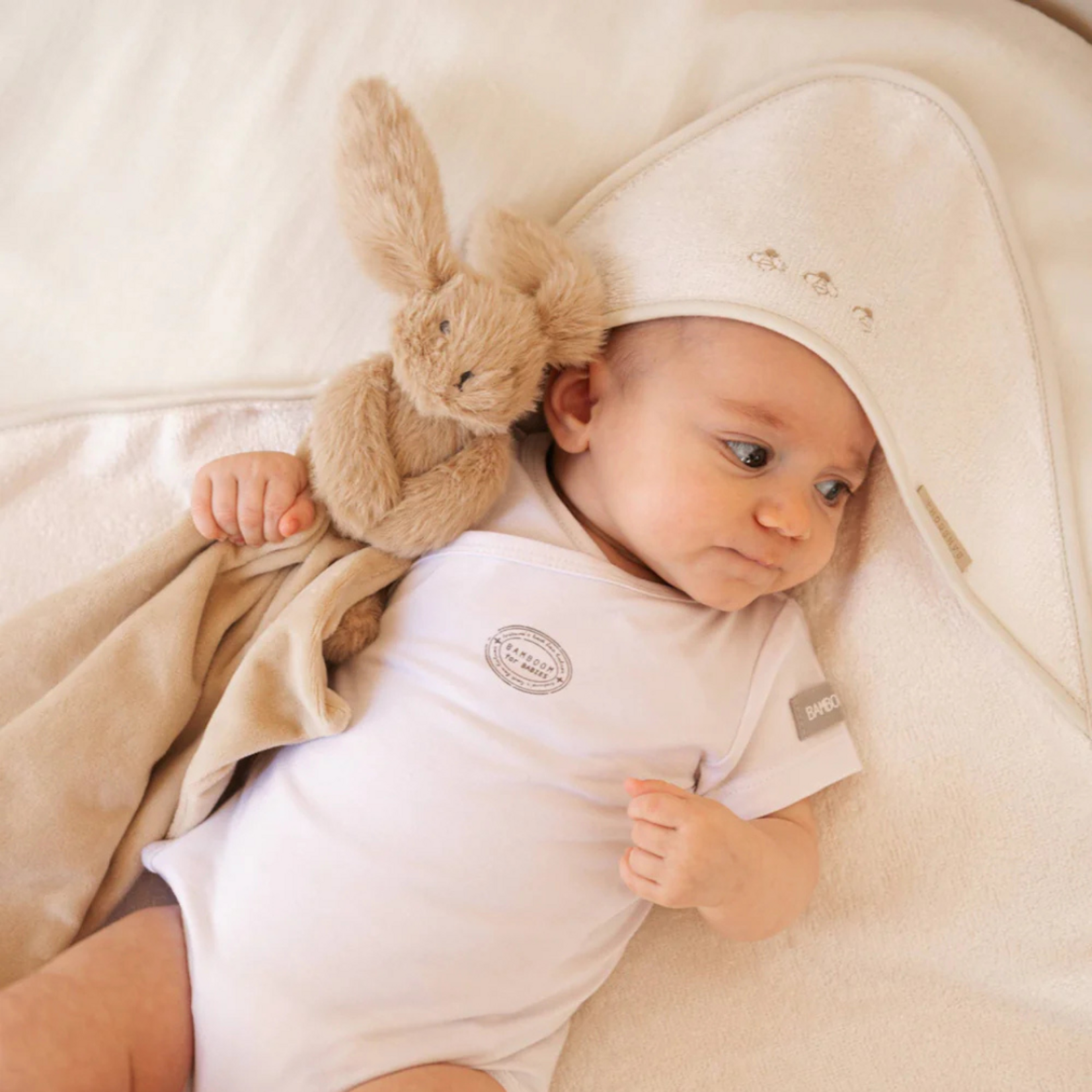 Bamboom Bamboom -  Knuffelzachte konijnendoudou - Sand