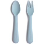 Mushie Mushie - Fork & Spoon - Powder Blue