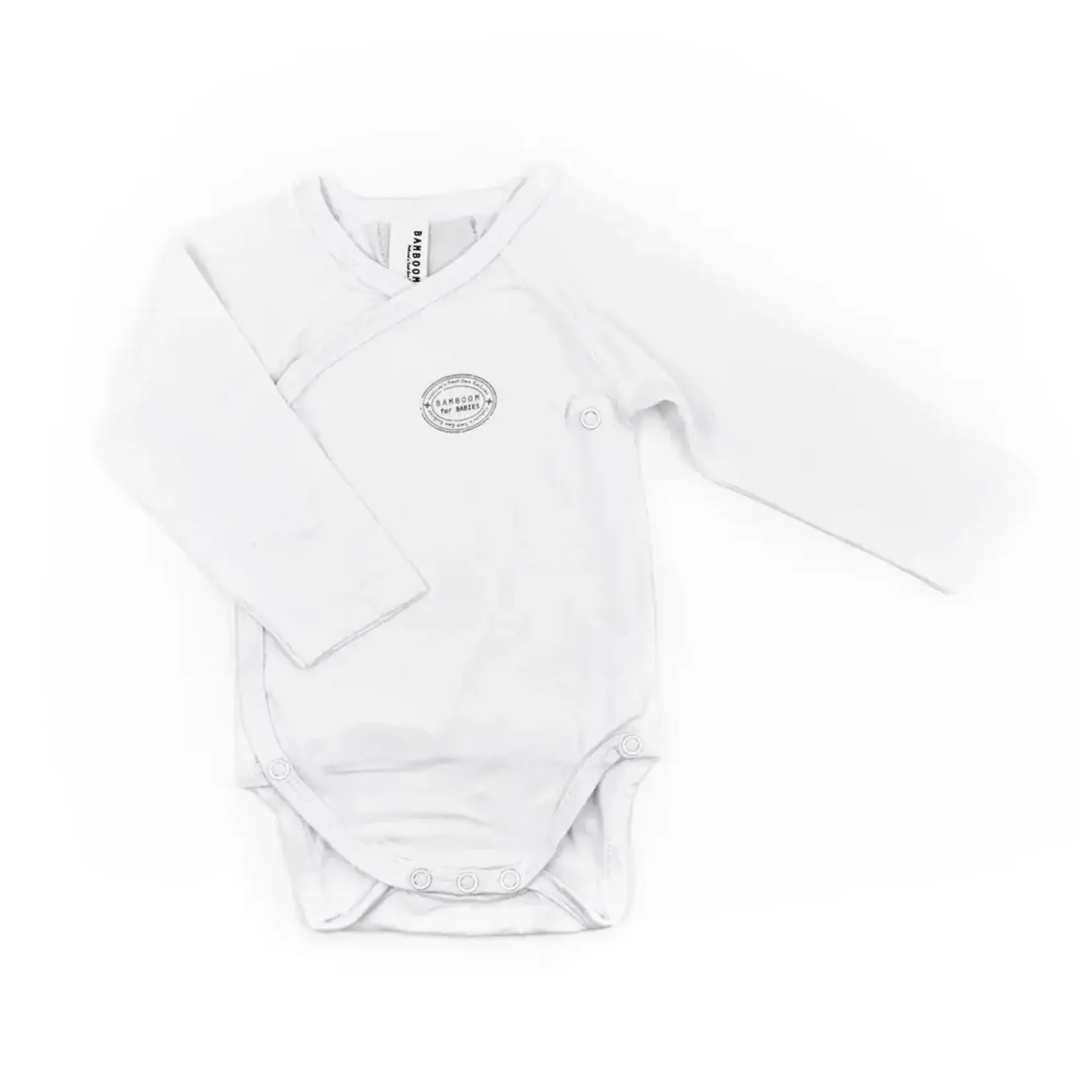 Bamboom Bamboom - Lange mouwen Body - Zij- en onderkant opening - White