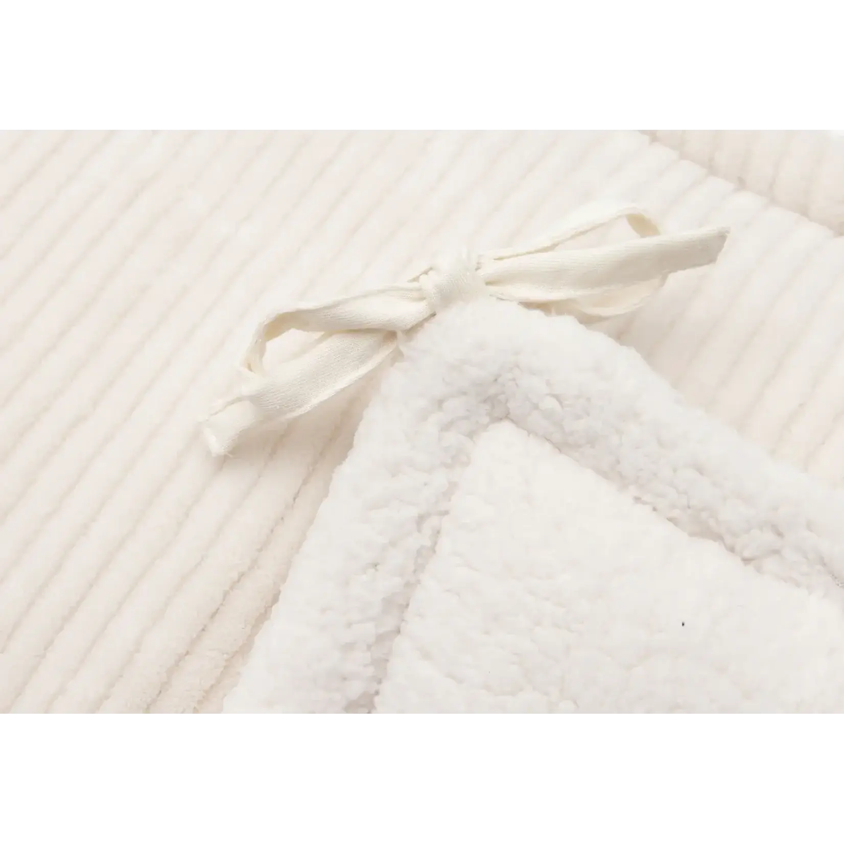 Jollein Jollein - Boxbumper 180x30cm Cloudy Rib - Oatmeal