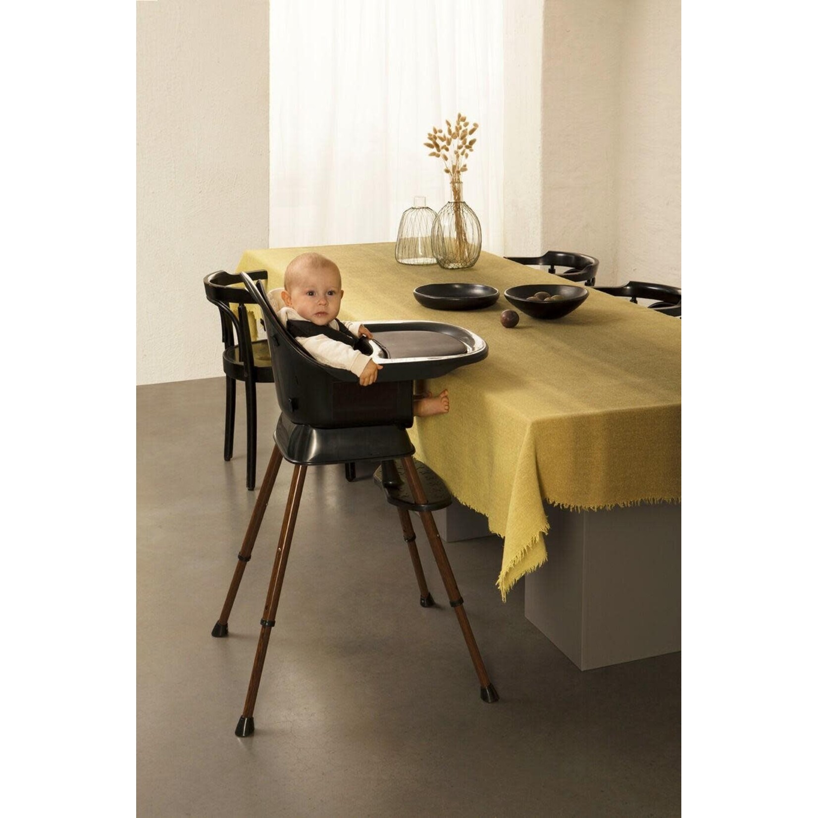 Quax Quax - Meegroeistoel - Ultimo 3 Luxe - Black/Walnut