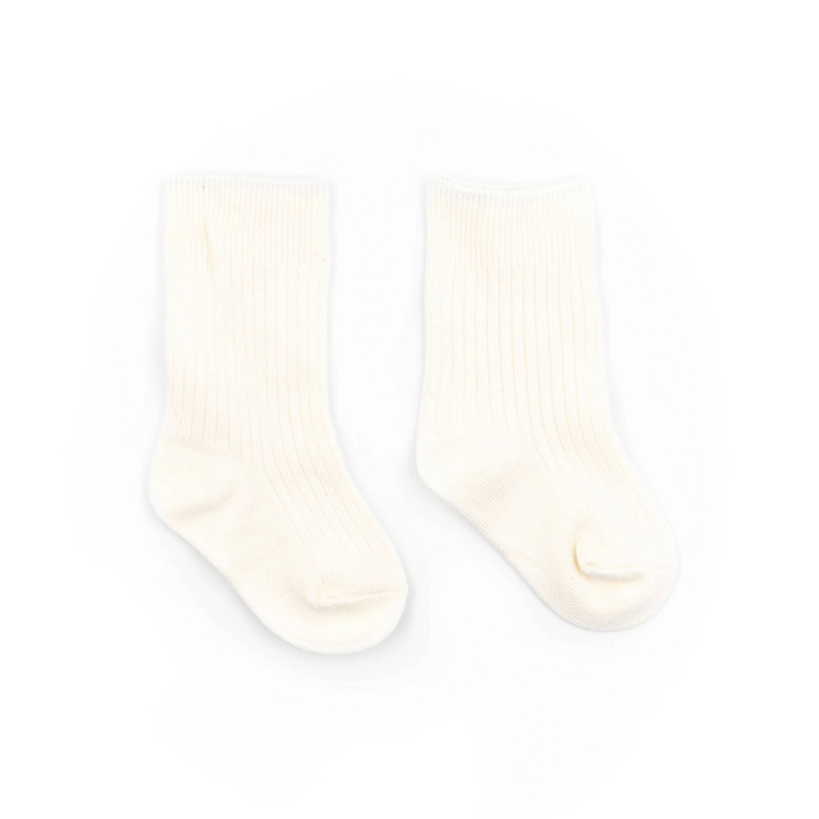 Bamboom Bamboom - Bamboe geribbelde sokken - 6-12M Offwhite