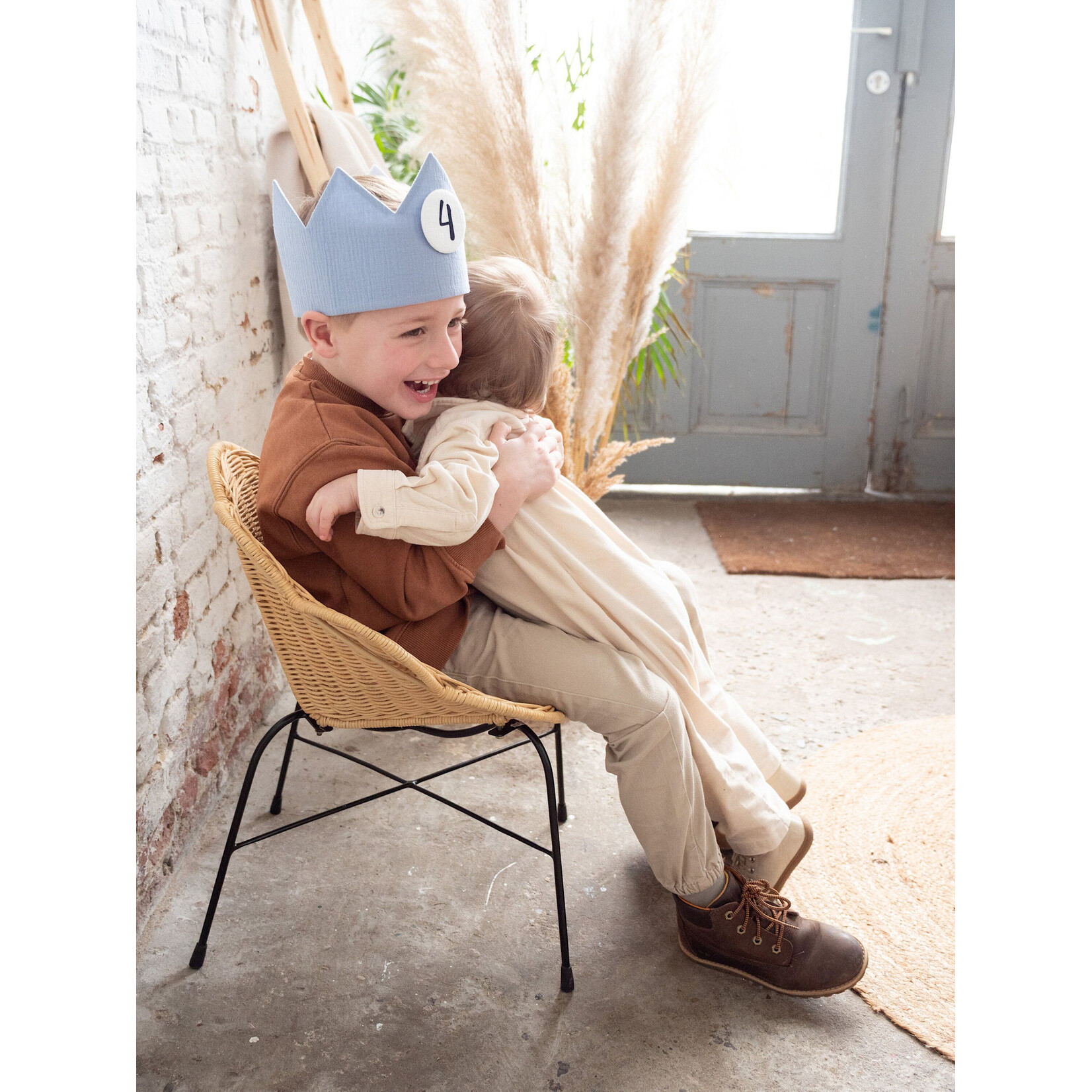 Childhome Childhome -Flower Kinderstoeltje - Rotan