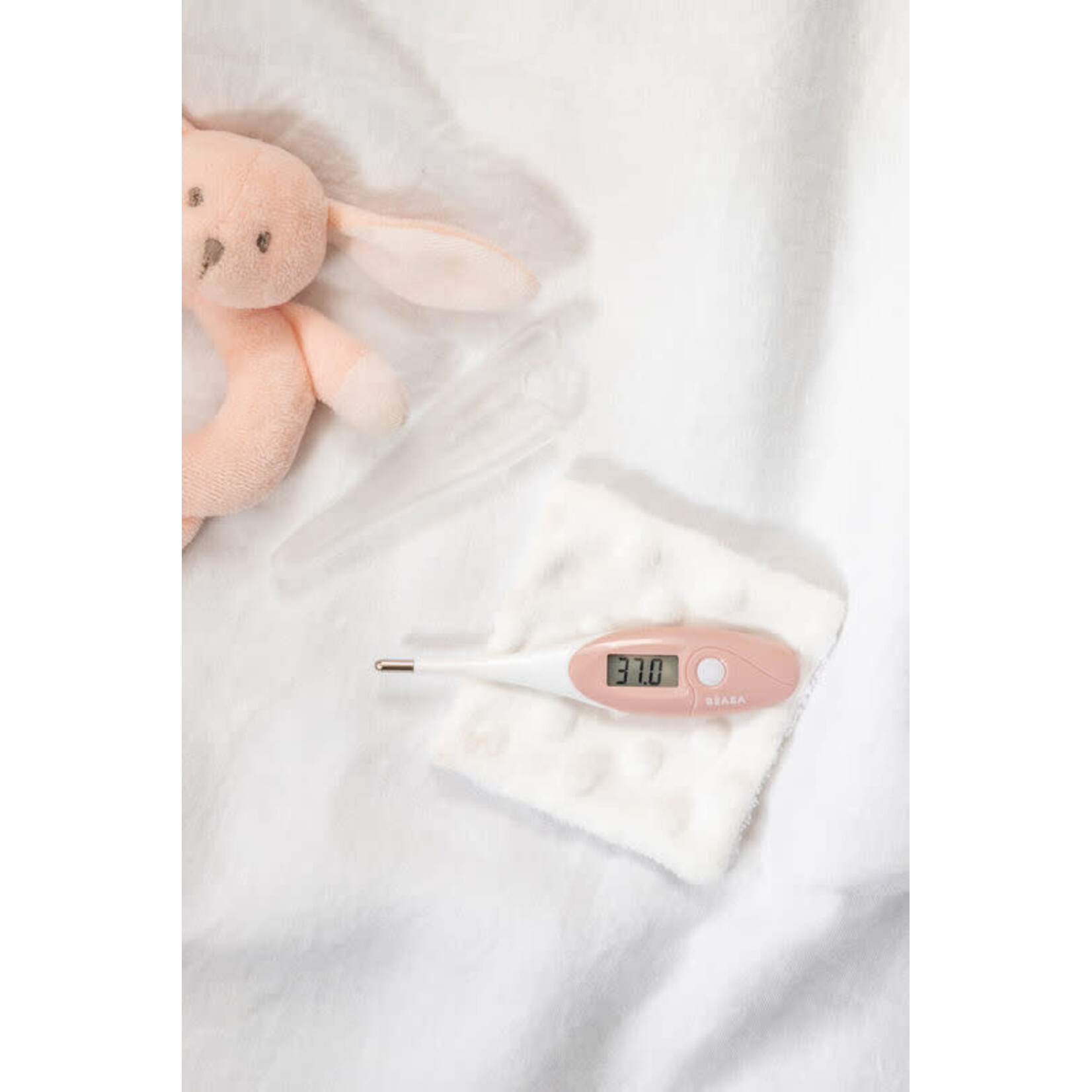 Beaba Beaba - Thermobip met soepel uiteinde (assortiment 4 kleuren blauw/roze/groen/anthraciet + etui)