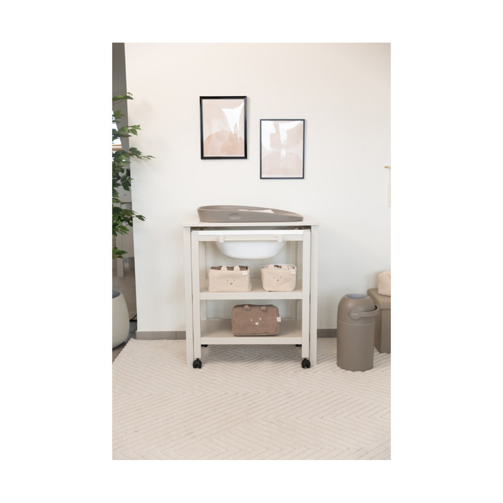 Pericles Pericles - Storage Bag Set Bear Cream