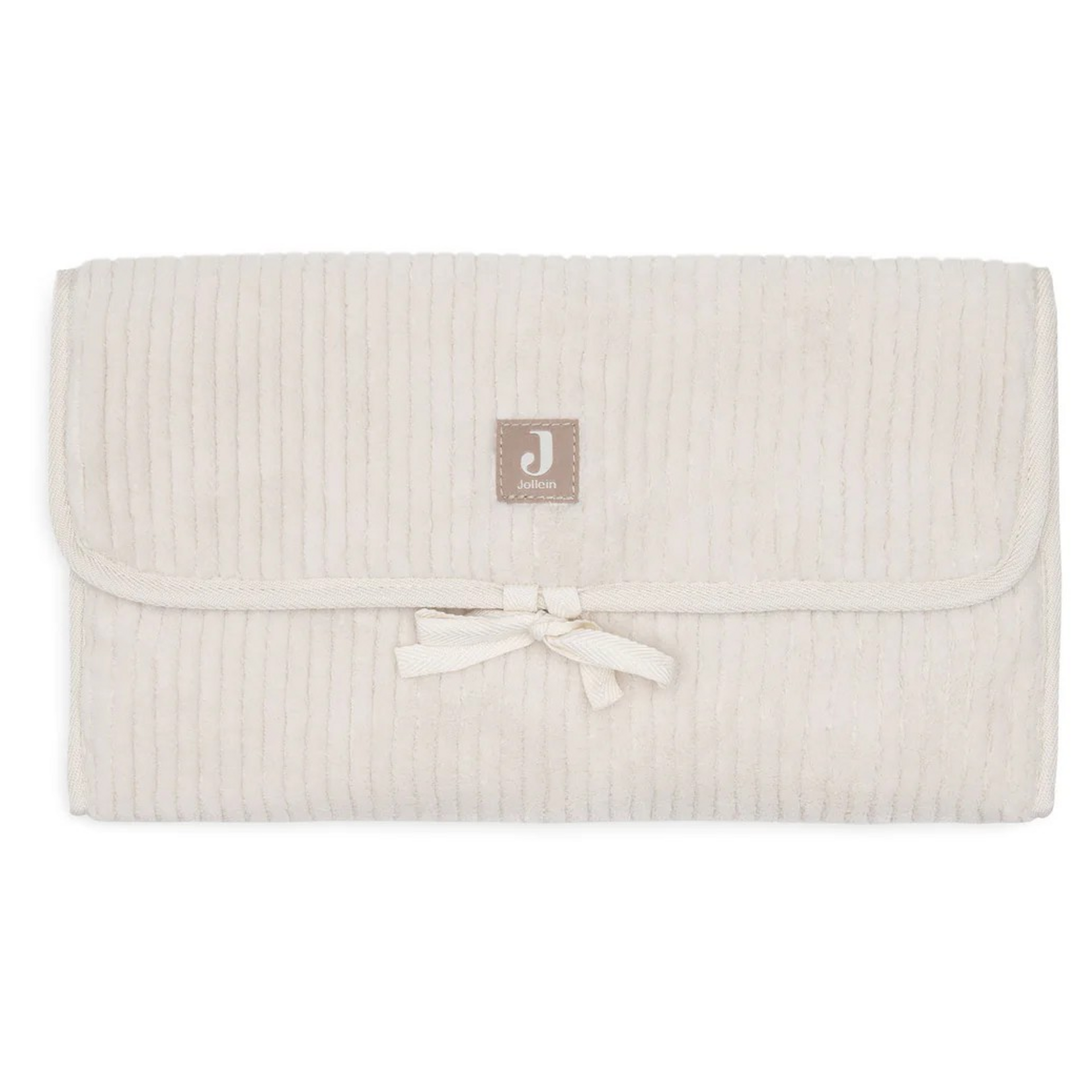 Jollein Jollein - Verschoningsmat met Opbergvakken Cloudy Rib - Oatmeal
