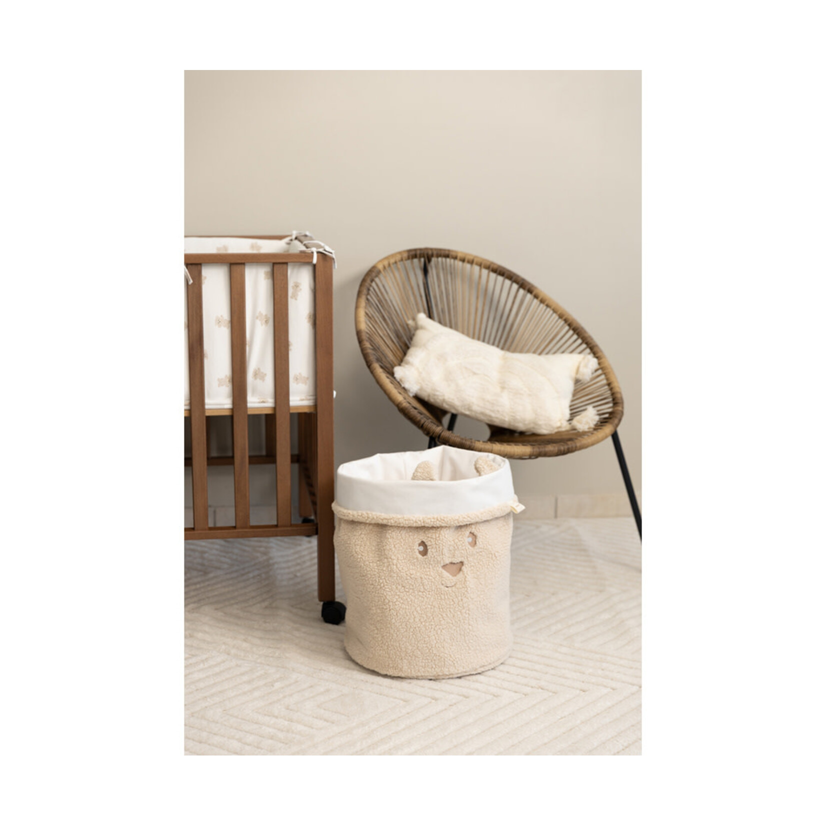 Pericles Pericles - Storage Bag  Large Bear Creme