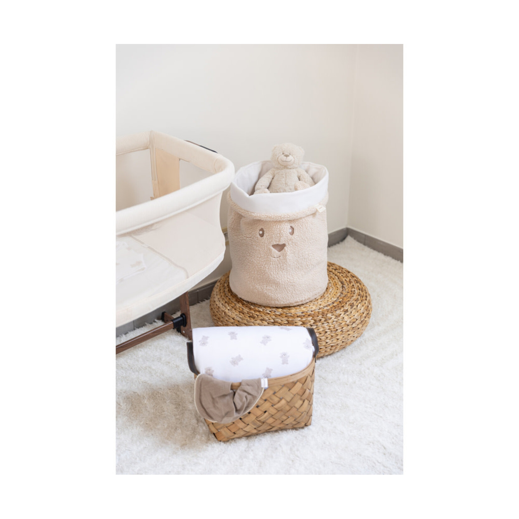 Pericles Pericles - Storage Bag  Large Bear Creme