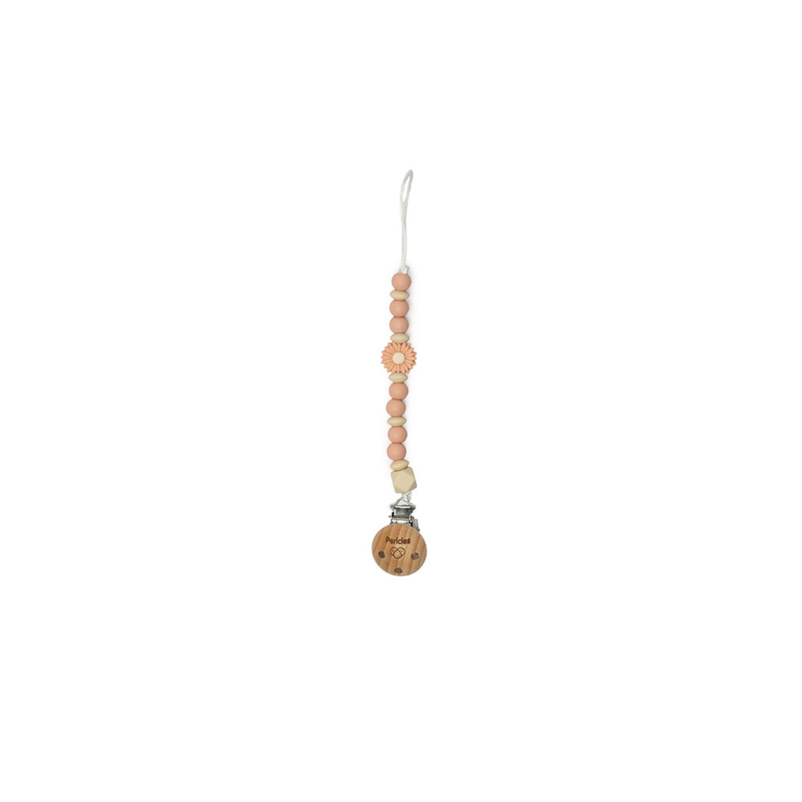 Pericles Pericles - Fopspeenketting  Flower Peach Rose