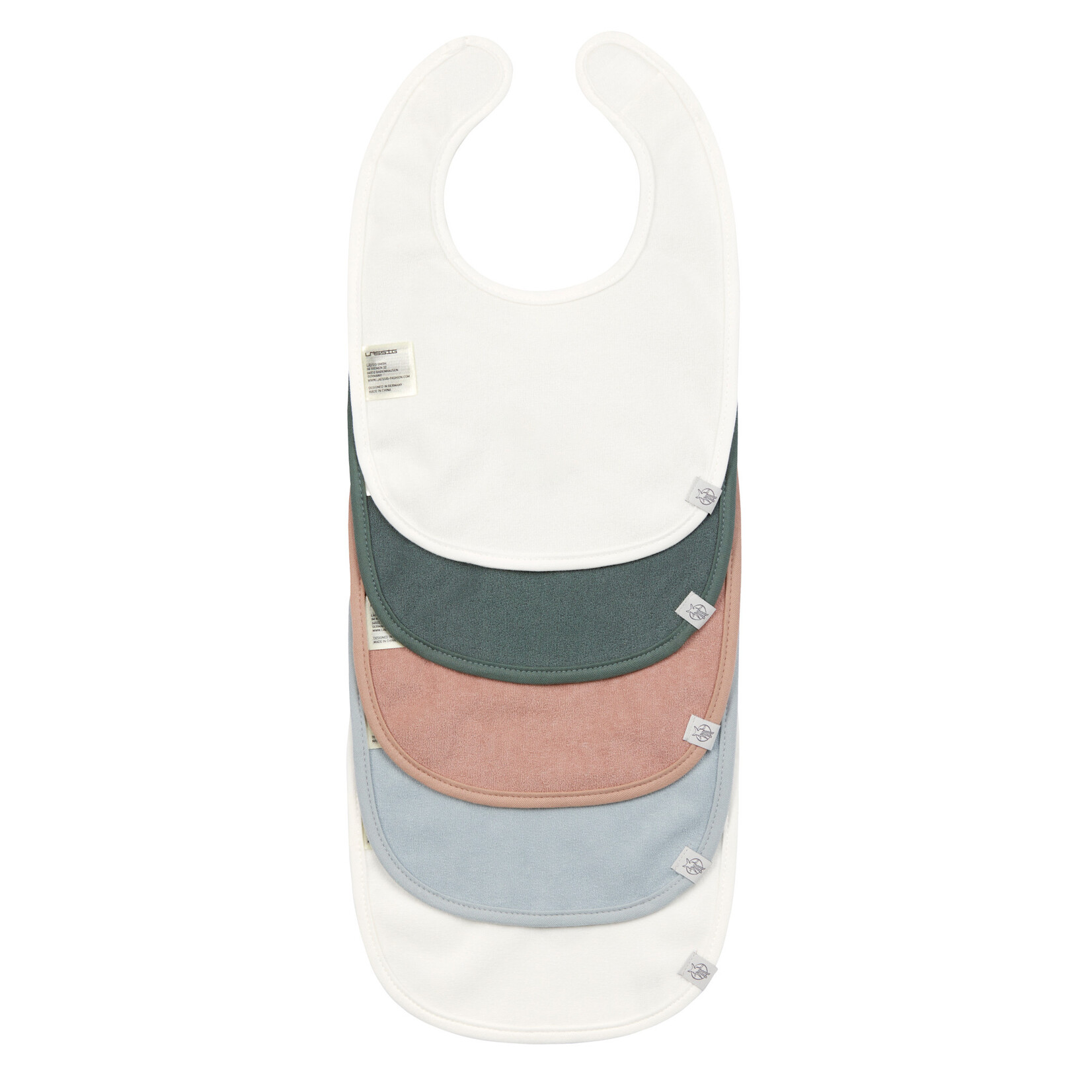 Lassig Lassig - Value Pack Bib 5 pcs Tiny Smile