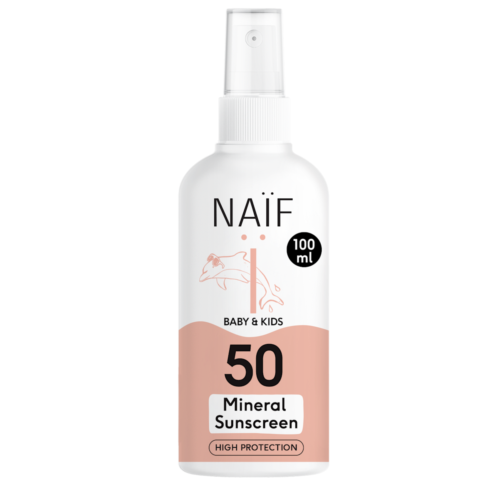 Naif Naïf - Baby&Kids Sun Spray Spf50 100Ml (water-resistant)