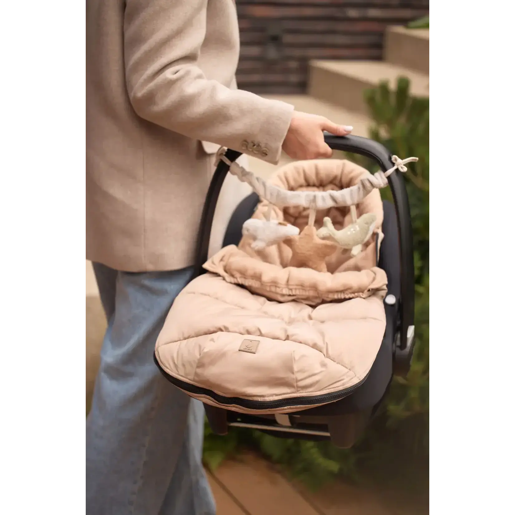 Jollein Jollein - Voetenzak groep 0+ 3/5 punts Puffed - Biscuit