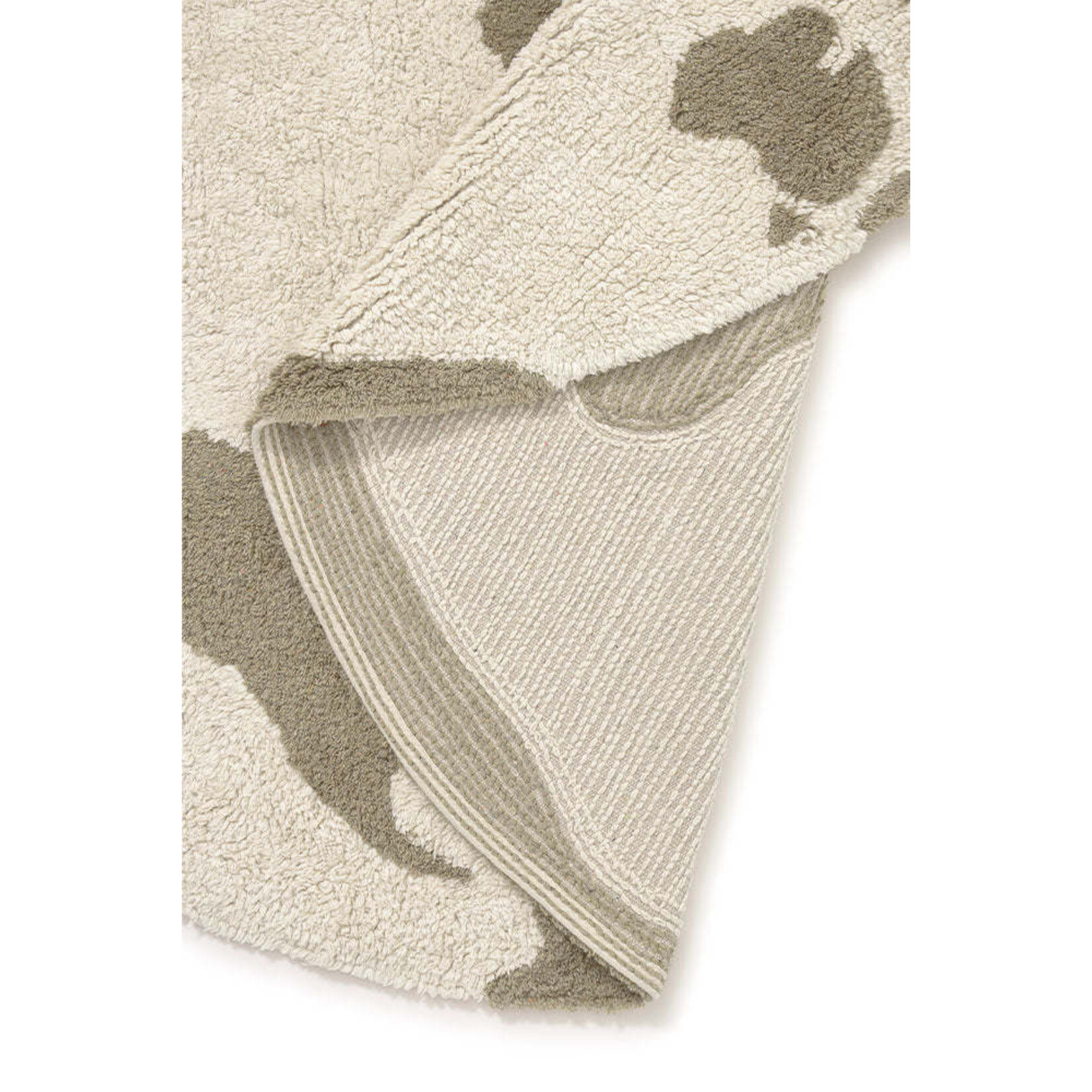 Lorena Canals Lorena Canals - Rugcycled Washable Rug World Map Ø 120 cm