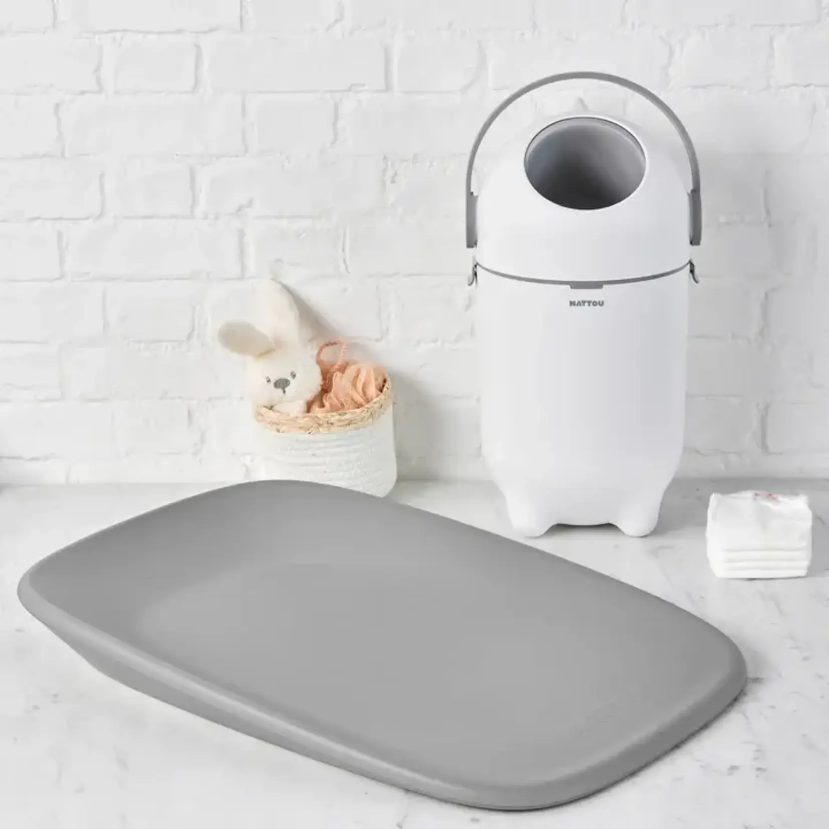 Nattou Nattou - SOFTY - Waskussen Grijs