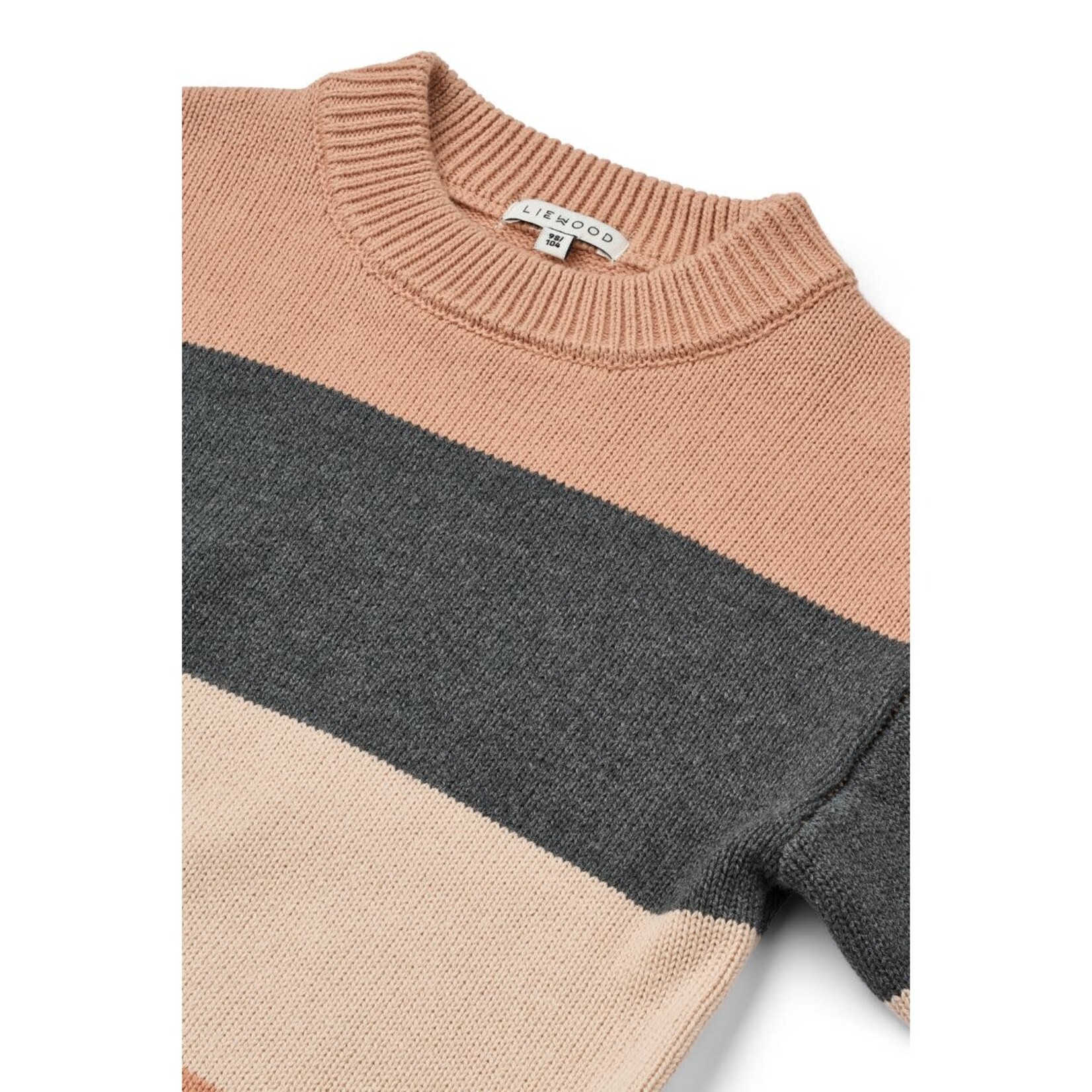 Liewood Liewood - Orlane Striped Knit Jumper - Pale Tuscany multi mix