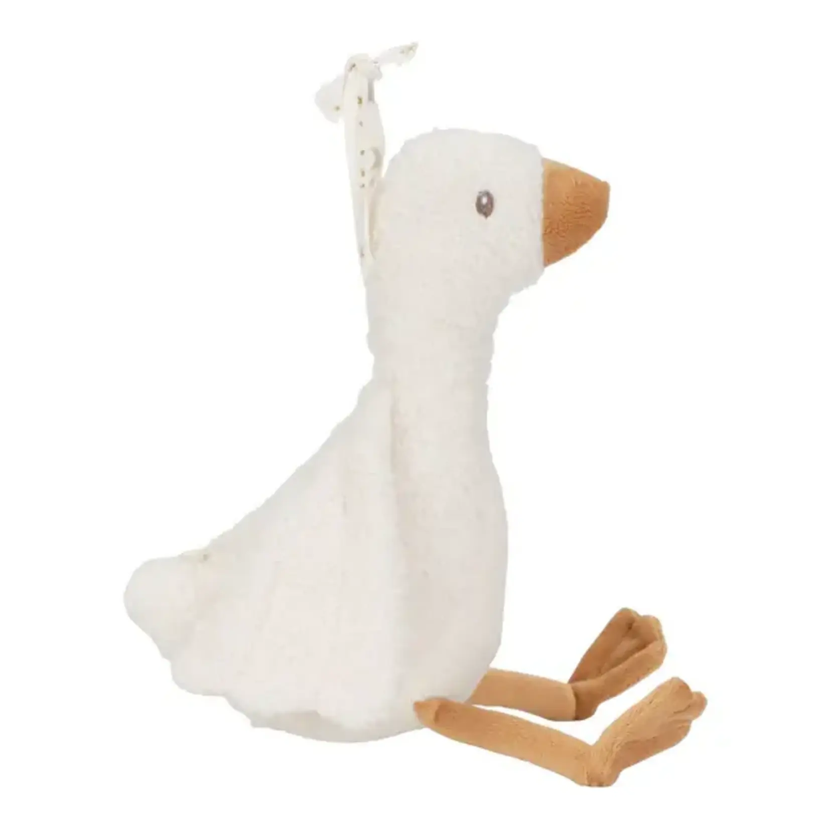 Little Dutch Toys - Knuffelgans Licht & Geluid - Wit - Little Goose
