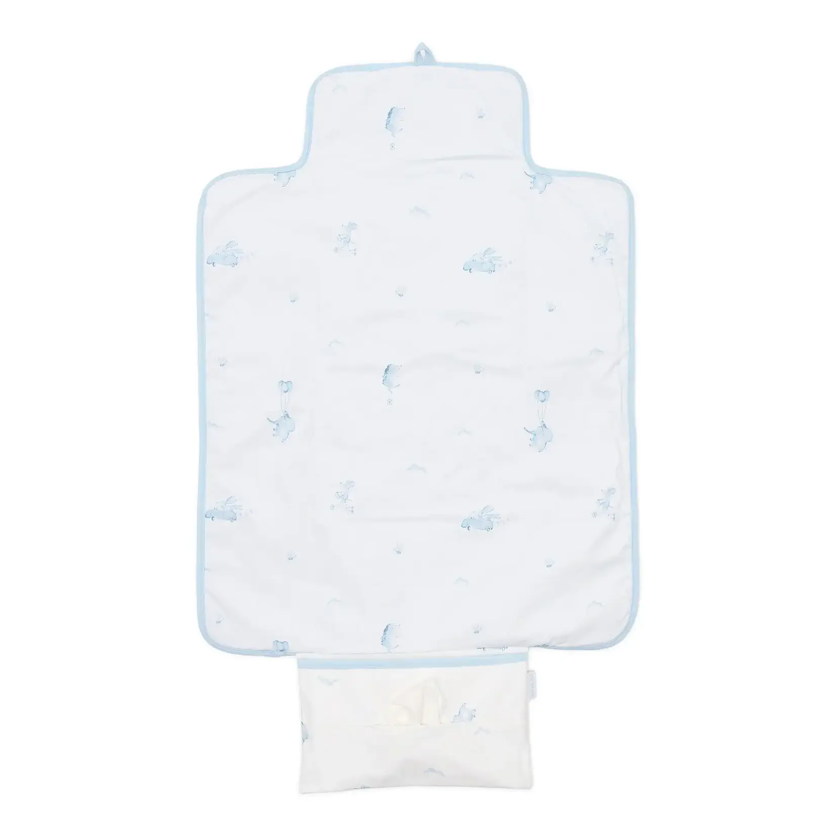 Poetree Kids Poetree Kids - Verschoonmatje voor onderweg - Blue Dreams Collectie (binnenkant waterproof)