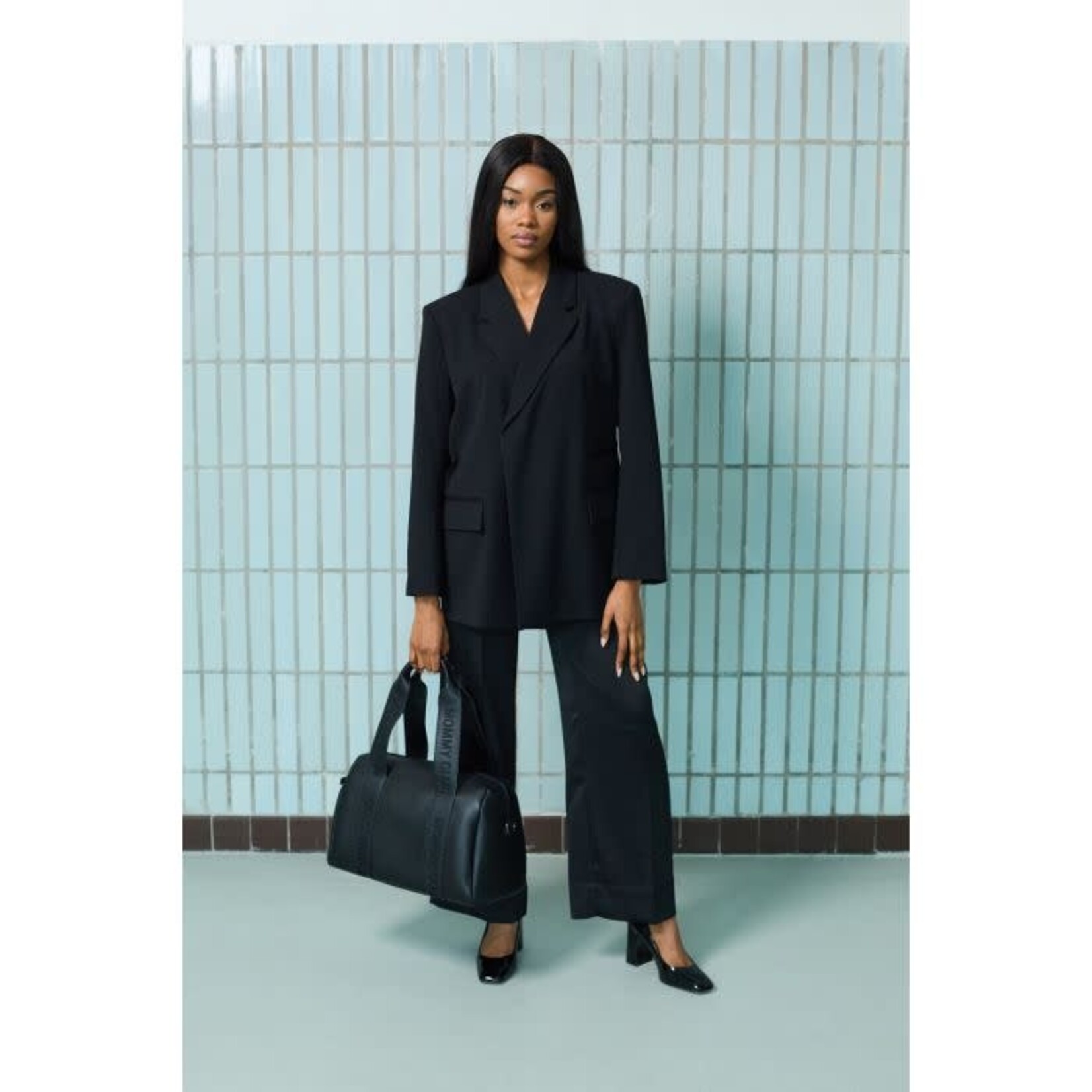 Childhome Childhome - Mommy Club Verzorgingstas - Signature - Simili Leder - Zwart