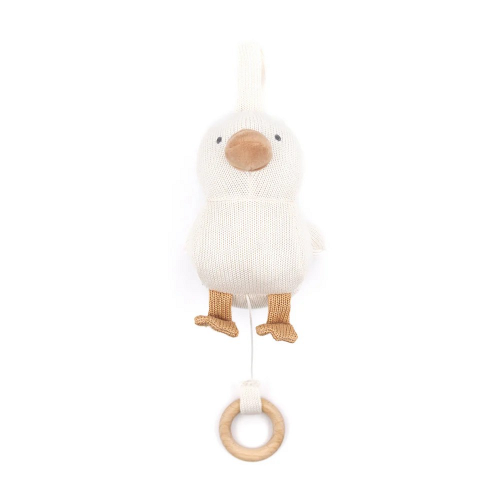 Bamboom Bamboom -  Muziekspeelgoed in gebreide bamboe - Eend - Warm White