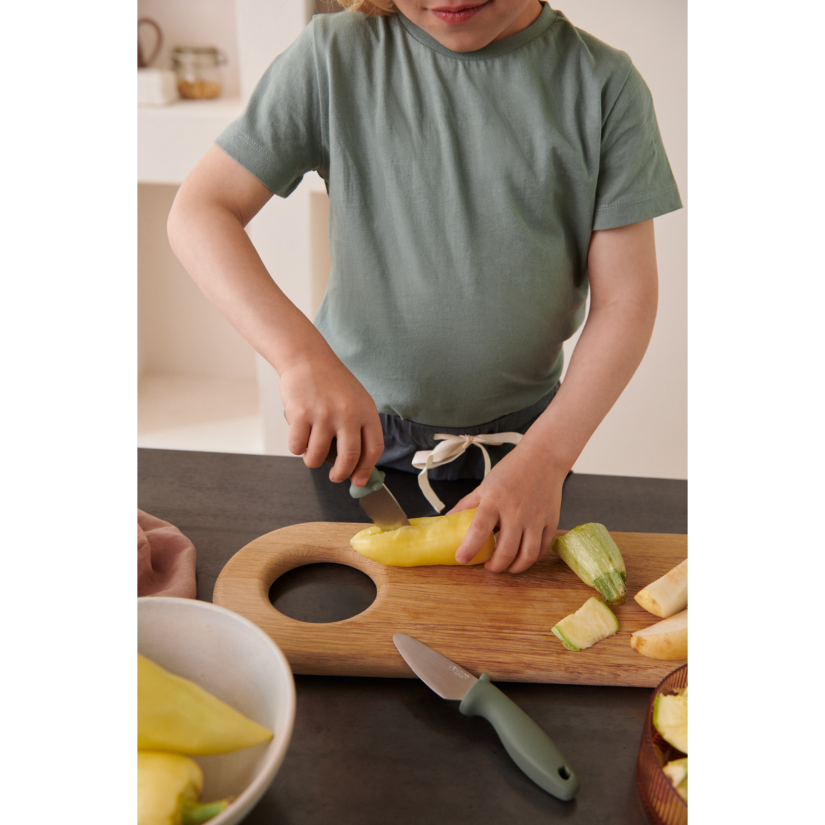 Liewood Liewood - Perry Cutting Knife Set Whale blue