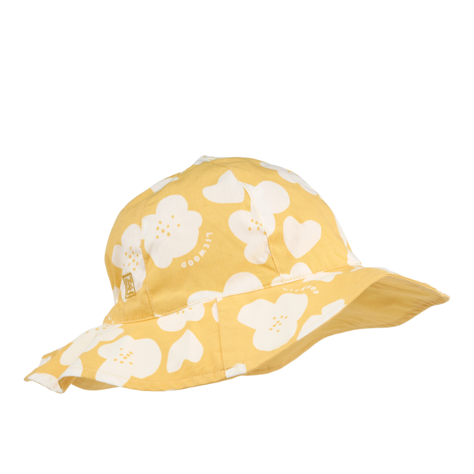 Liewood Liewood - Amelia Reversible Sun Hat Flower / Lemon yellow 1/2Y