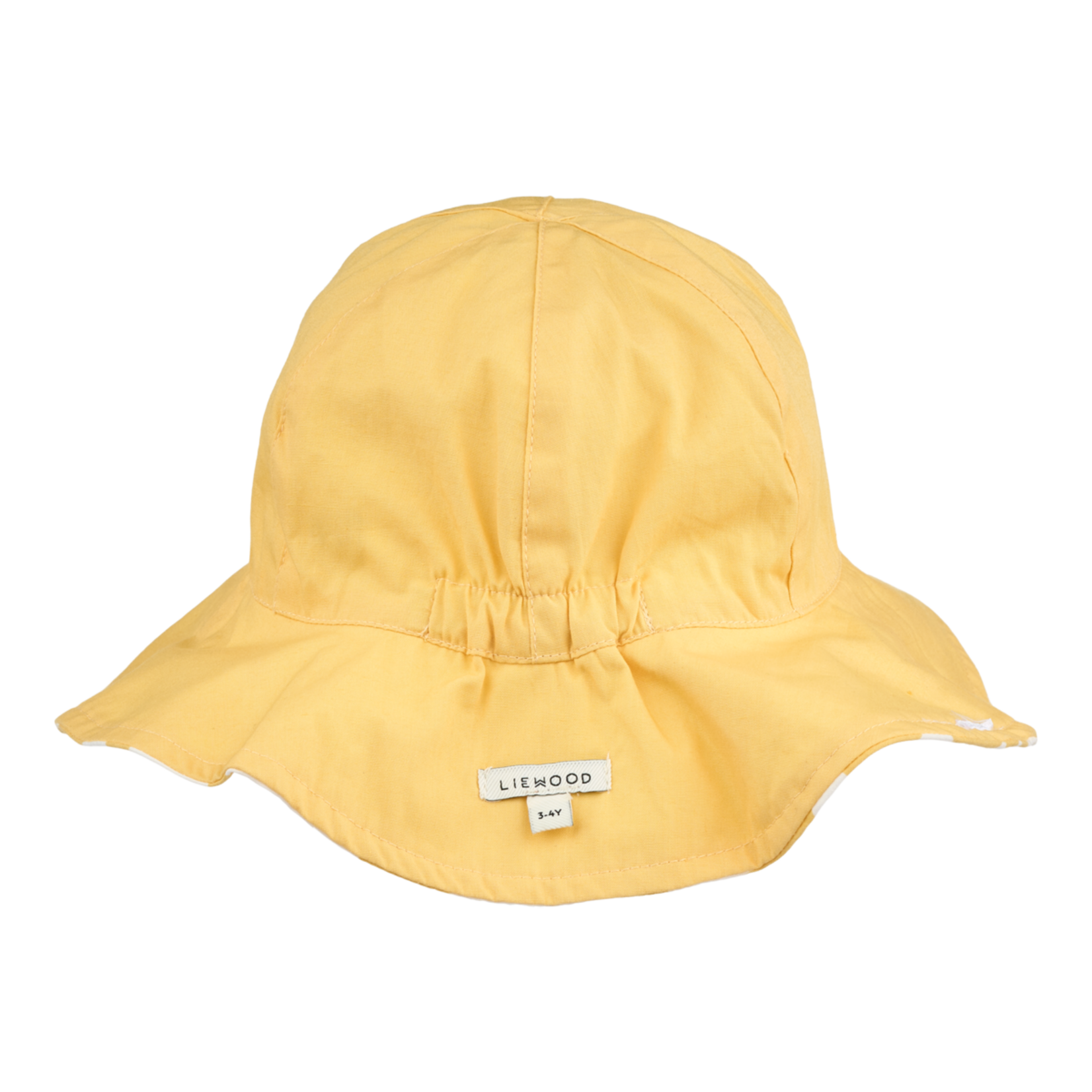Liewood Liewood - Amelia Reversible Sun Hat Flower / Lemon yellow 1/2Y