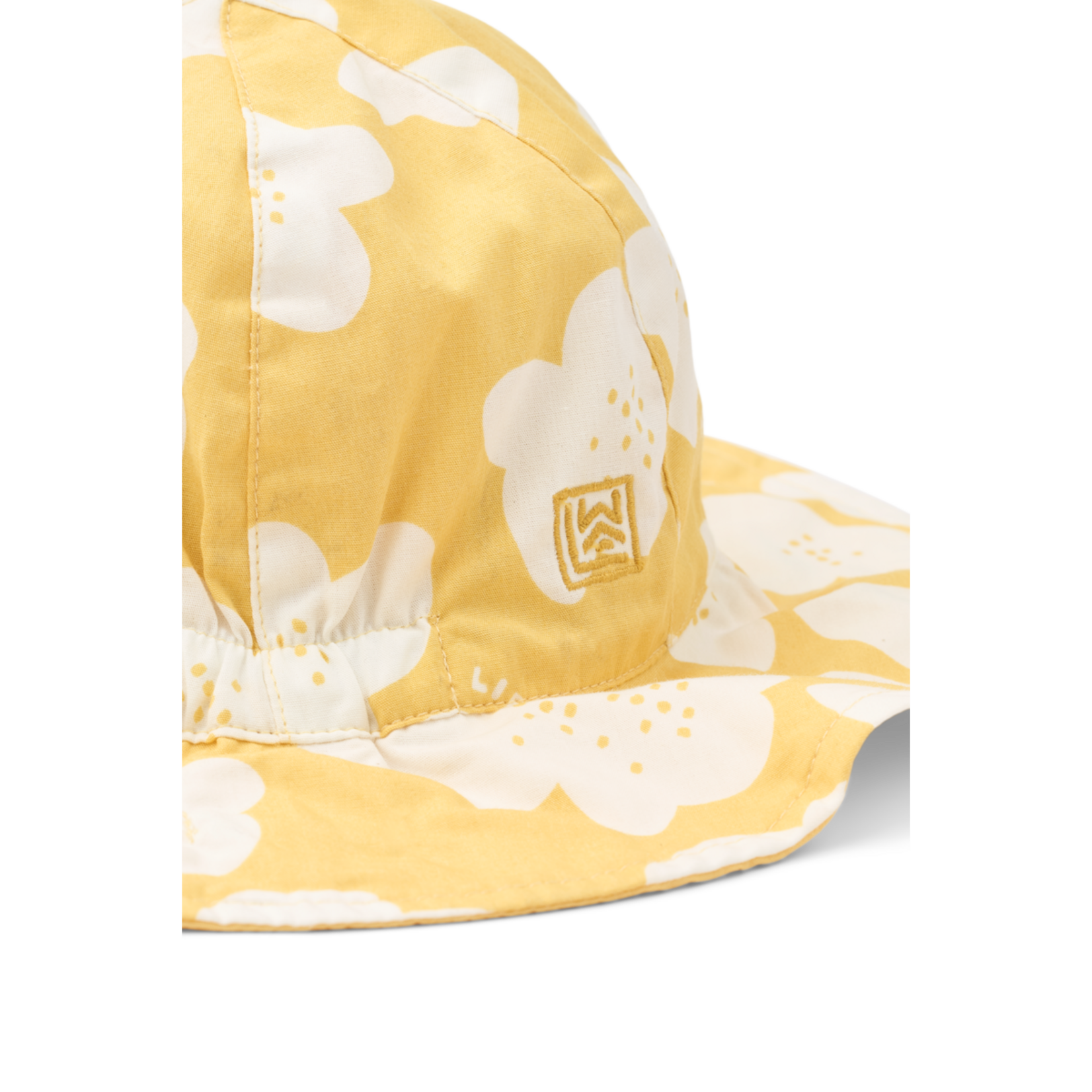 Liewood Liewood - Amelia Reversible Sun Hat Flower / Lemon yellow 1/2Y