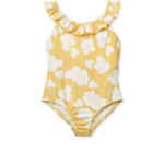 Liewood Liewood - Kallie Swimsuit Flower / Lemon yellow