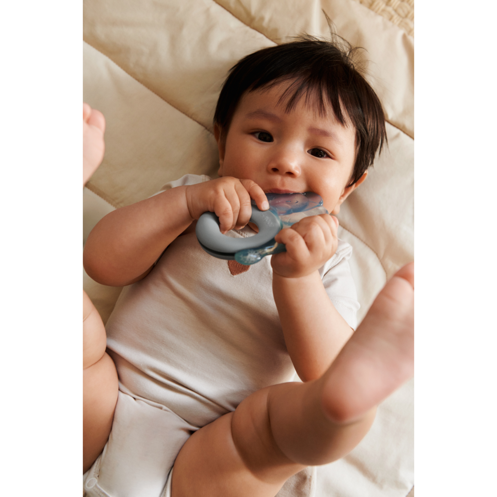 Liewood Liewood - Rita Elephant Cooling Teether 2-Pack Sandy / Dove blue