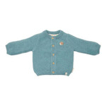 Little Dutch Little Dutch -  Gebreid Vestje Forest Friends Blue