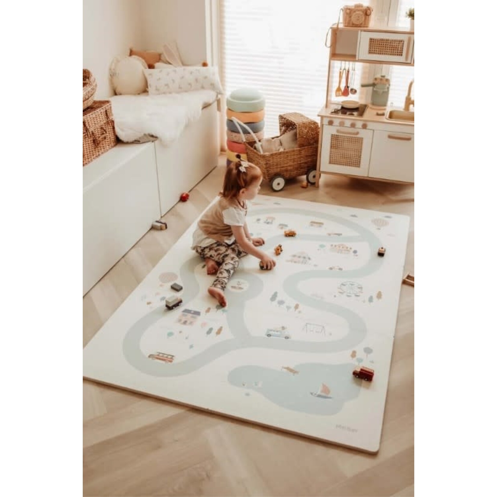Play & Go Play & Go - tiloo / EVA Puzzelmat - Village/Terazzo 120x180 cm (6 tiles)