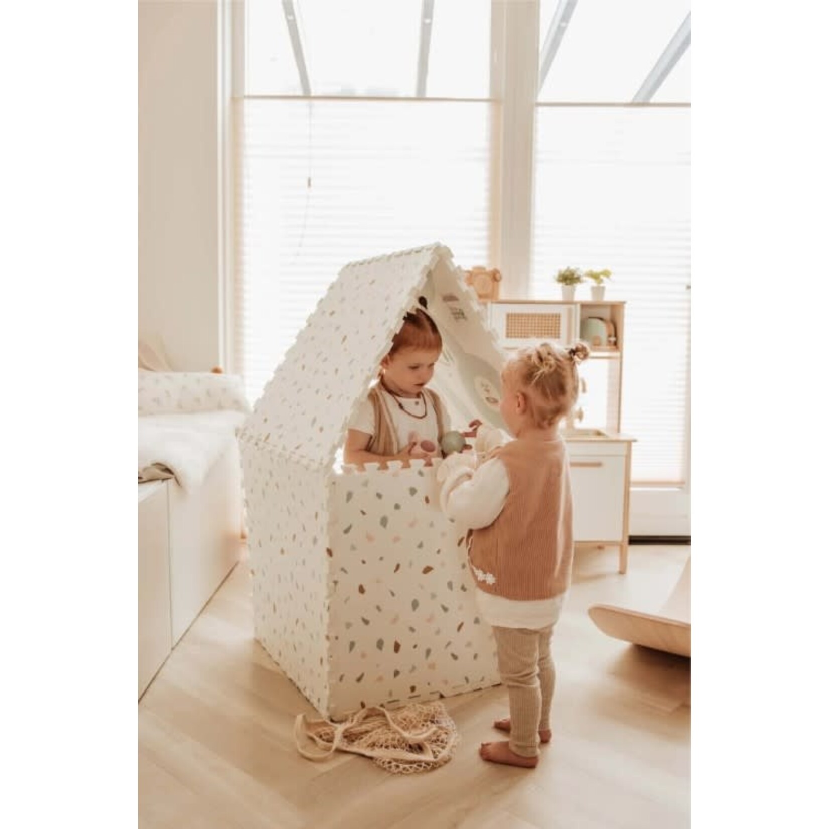 Play & Go Play & Go - EVA Puzzelmat - Village/Terazzo 120x180 cm (6 tiles)