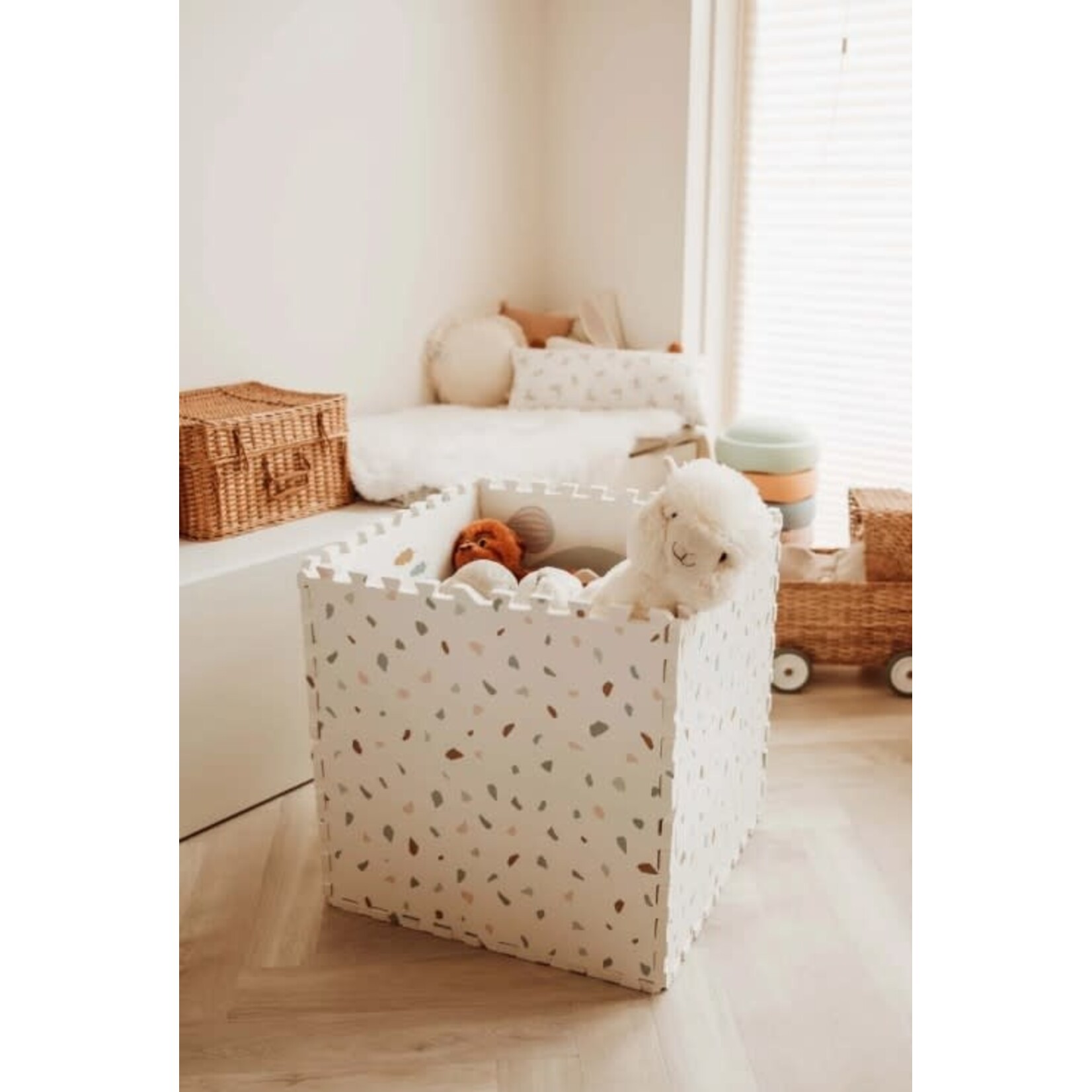 Play & Go Play & Go - EVA Puzzelmat - Village/Terazzo 120x180 cm (6 tiles)