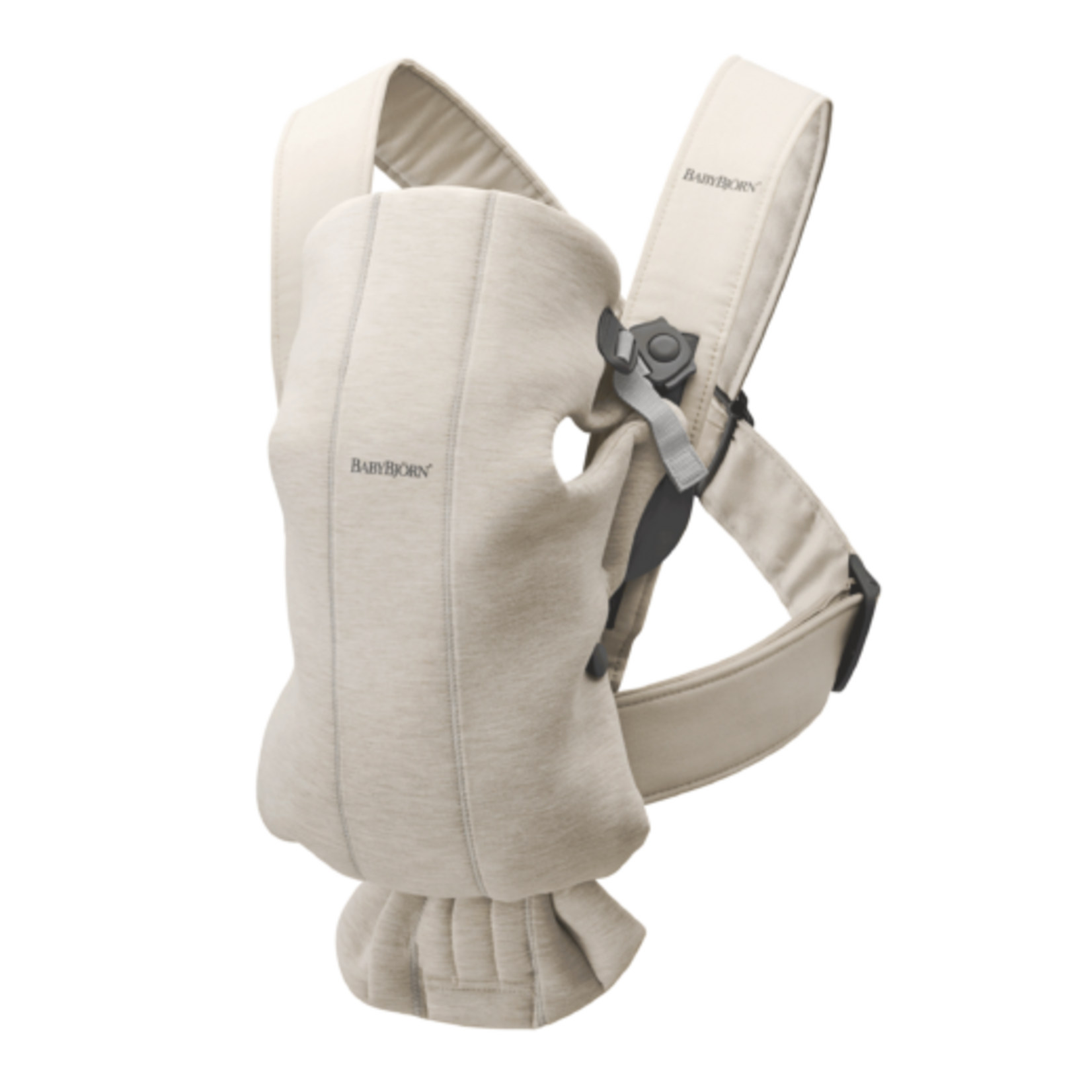 Babybjorn BabyBjorn - Draagzak Mini 3D Jersey Lichtbeige