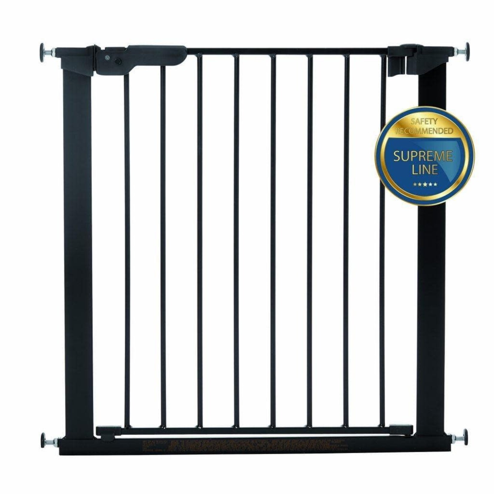 Babydan Babydan - Asta Deurhekje Metaal Zwart (Zonder Verlengstukken)