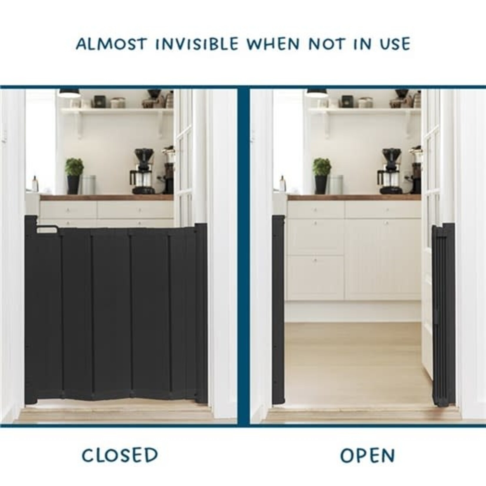 Babydan Babydan - Alma Deurhekje Zwart (55cm - 89cm)