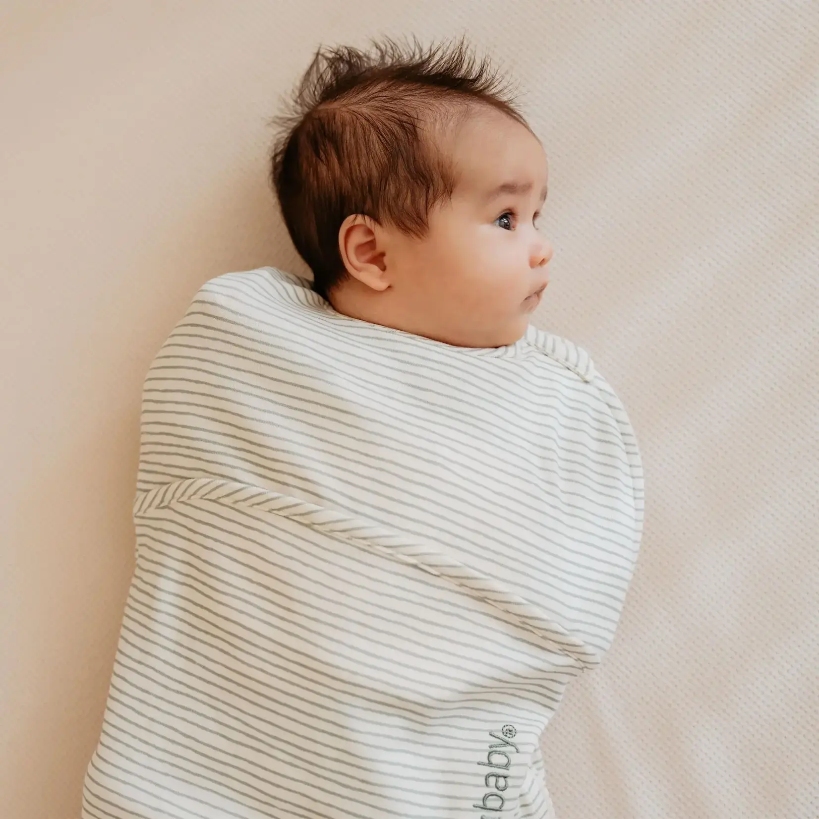 Puckababy Puckababy - The Original - Piep - 0/3 M - Cotton - Green Stripes